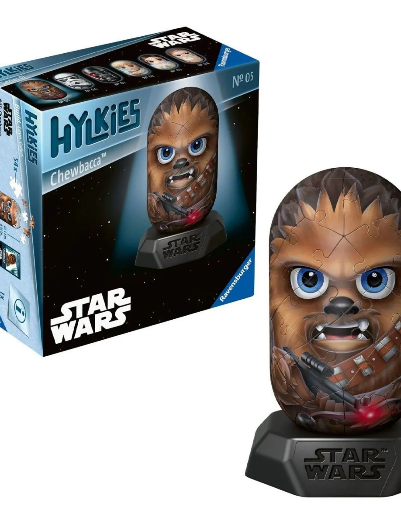 010166 Hylkies Star Wars - Chewbacca 54 parça Puzzle - No:05 - Ravensburger