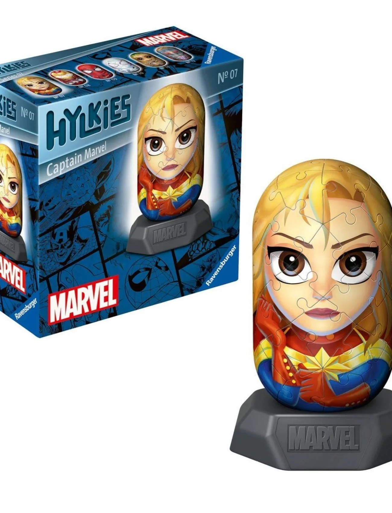 011569 Hylkies Marvel - Captain Marvel 54 parça Puzzle - No:07 - Ravensburger