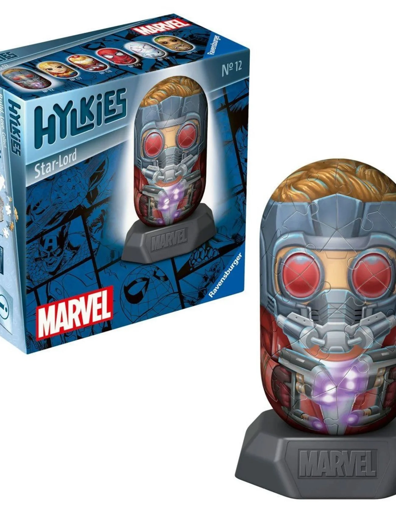 011613 Hylkies Marvel - Star-Lord 54 parça Puzzle - No:12 - Ravensburger