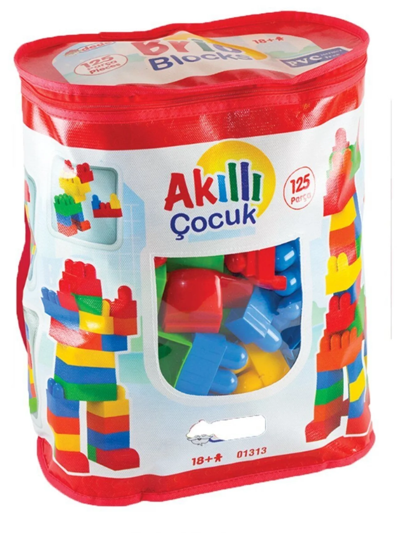 01313 Akıllı Çocuk Blokları 125 Parça