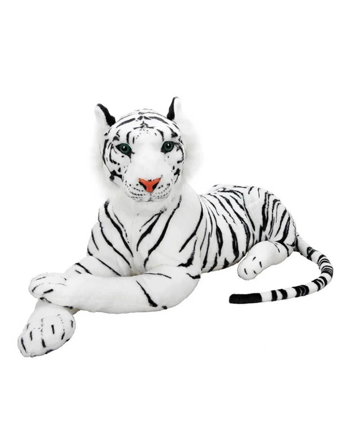 01401 Beyaz Kaplan Peluş 60 cm