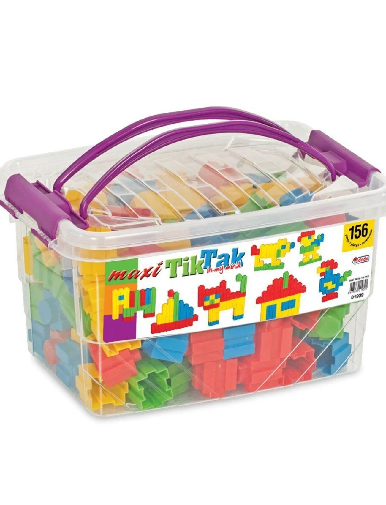 01939 Dede Maksi Tik Tak Blok Seti 156 Parça
