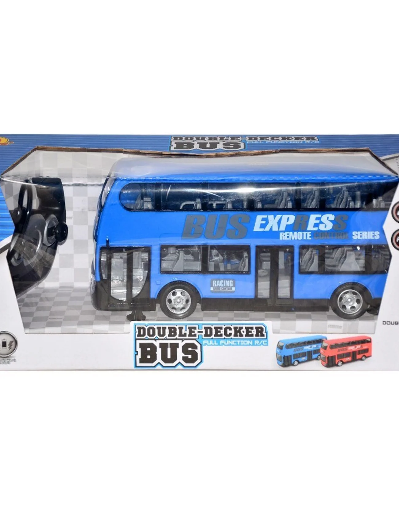 01988 Uzaktan Kumandalı Işıklı Çift Katlı Otobüs