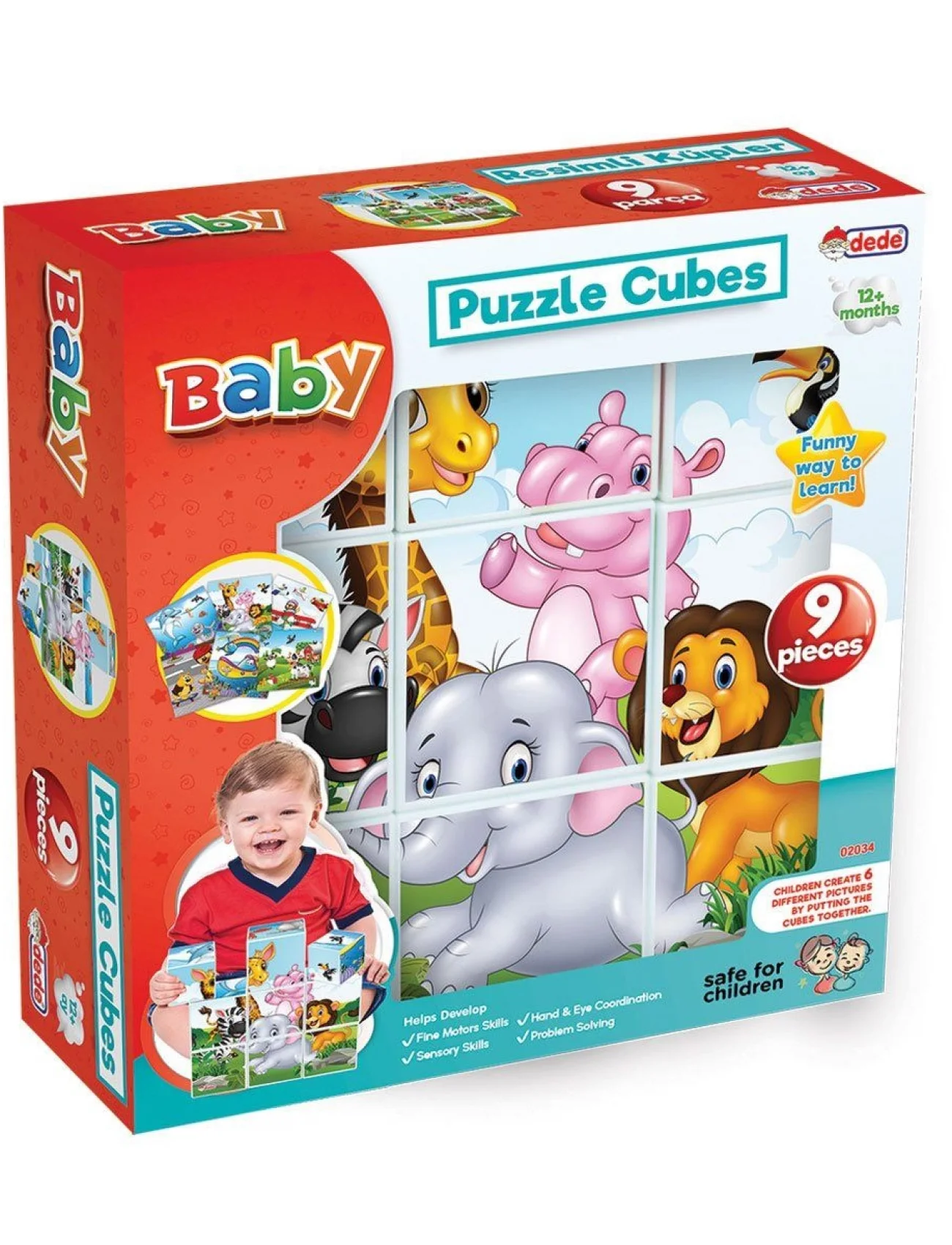 02034 RESİMLİ KÜPLER 9 LÜ