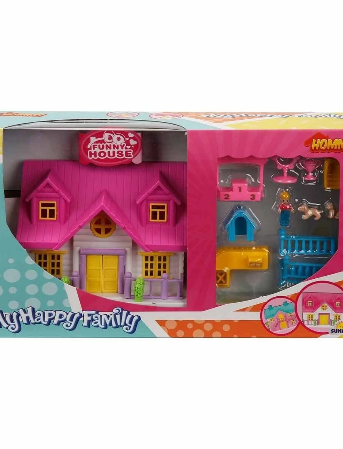 02081 Sunman, 2 Katlı Ev Oyun Seti Villa