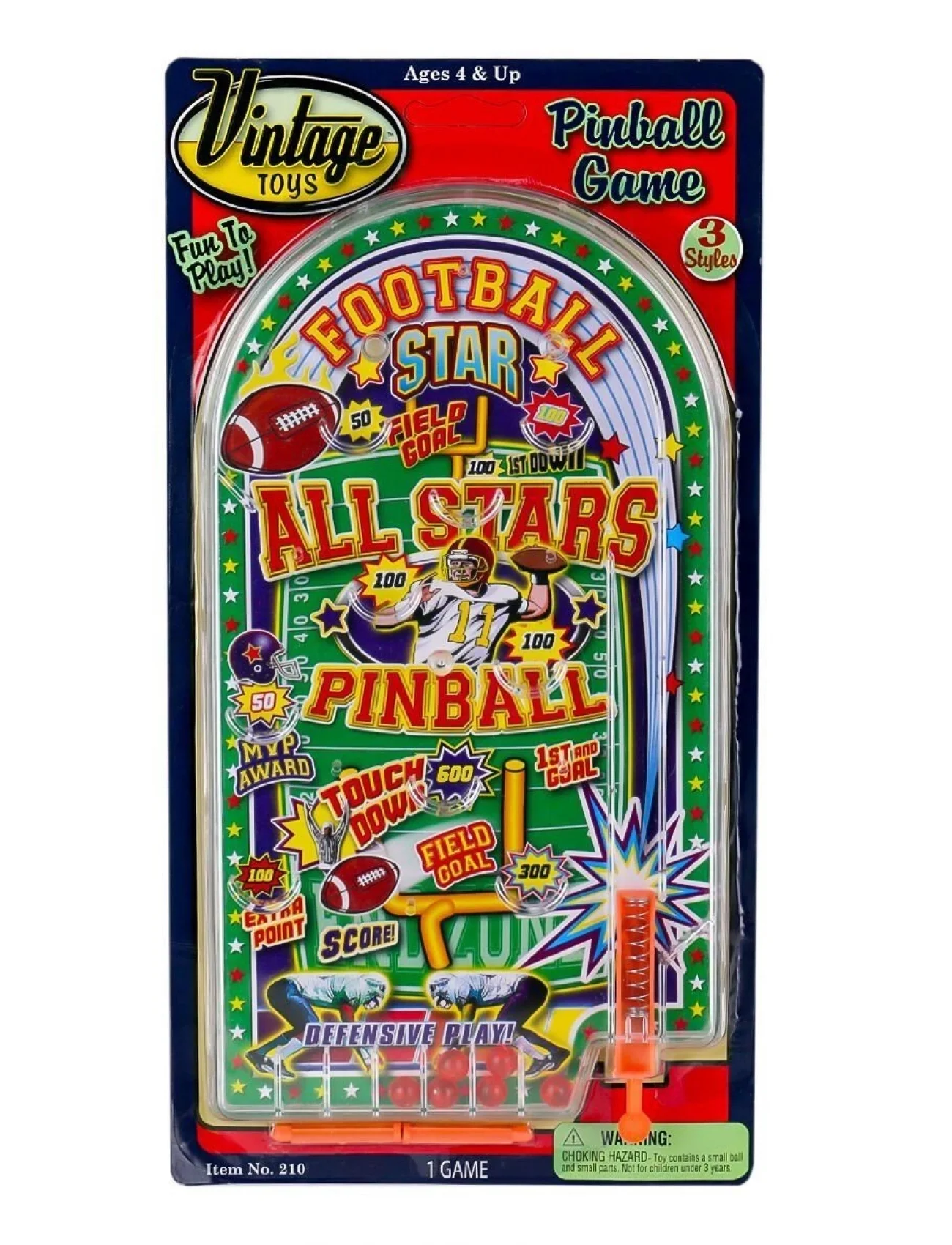0210 Vintage Pinball Game -Sunman