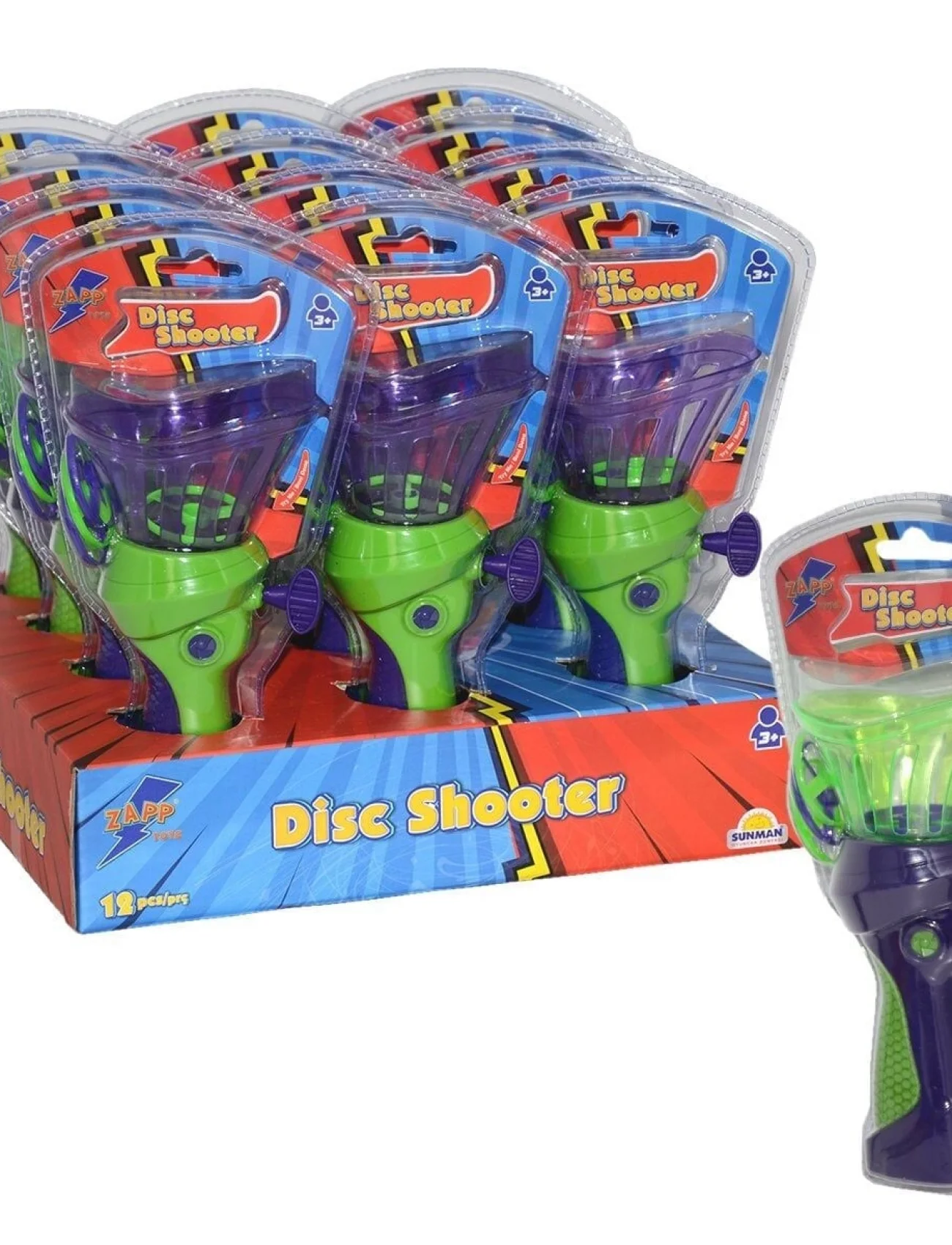 02135 Zapp Çek Fırlat Disk Shooter
