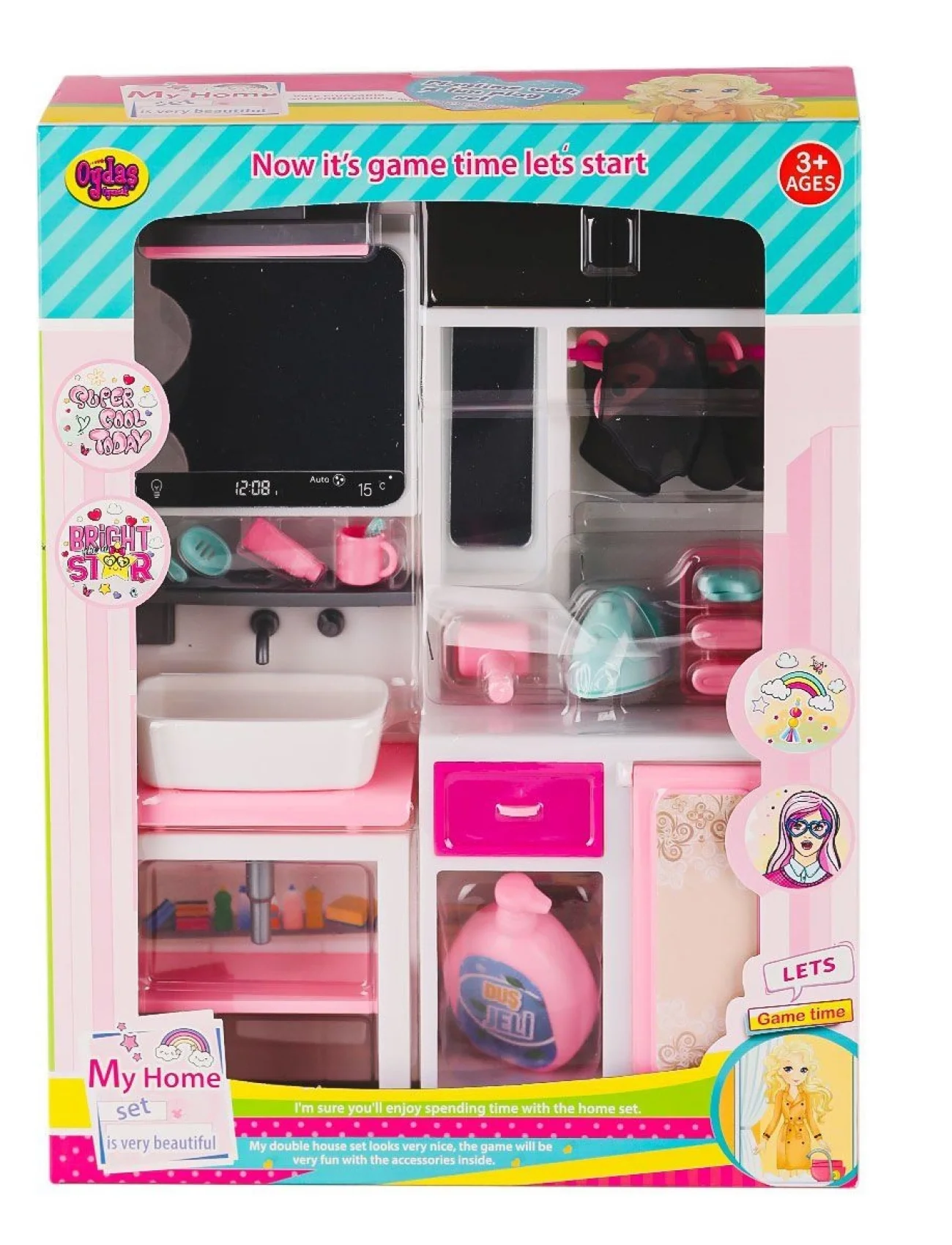 02383 Lavabo ve Ütü Masası Oyun Seti -Oydaş Oyuncak