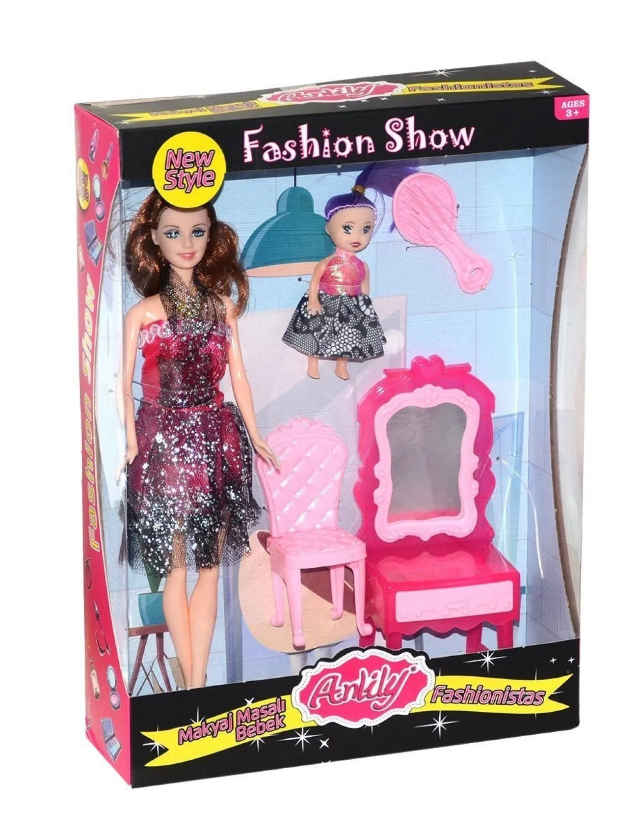 02412 Oydaş, Anlily Makyaj Masalı Bebek / +3 yaş