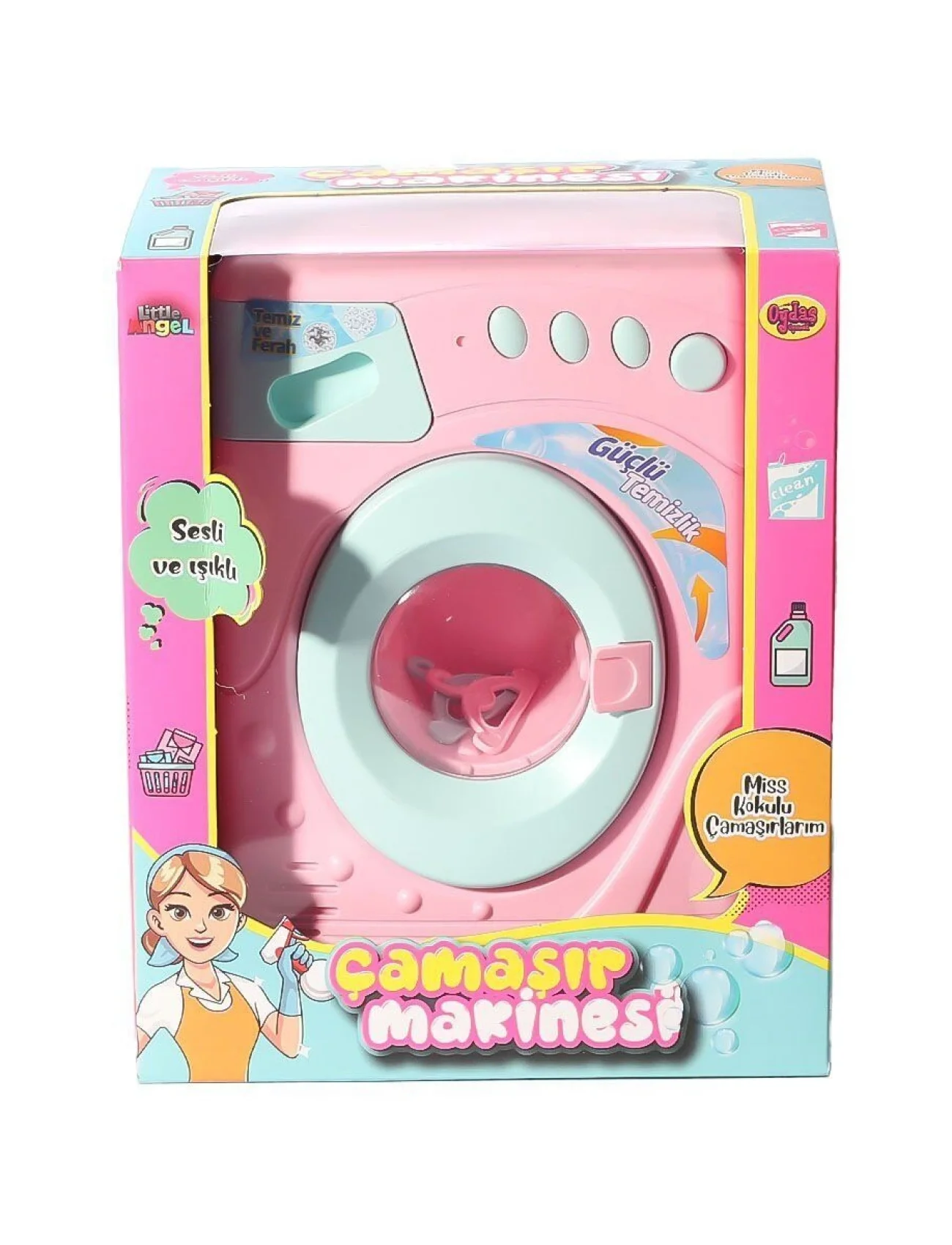 02604  Sesli ve Işıklı Çamaşır Makinesi -Oydaş