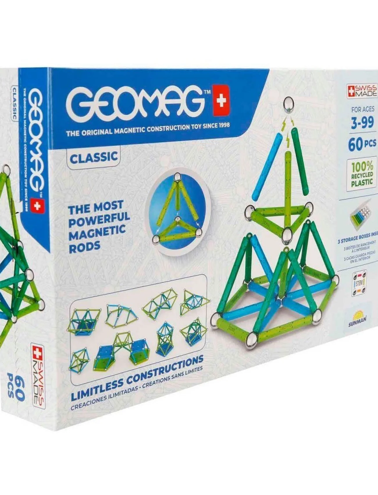 0272 Manyetik Zeka Oyunu 60 Parça -Sunman