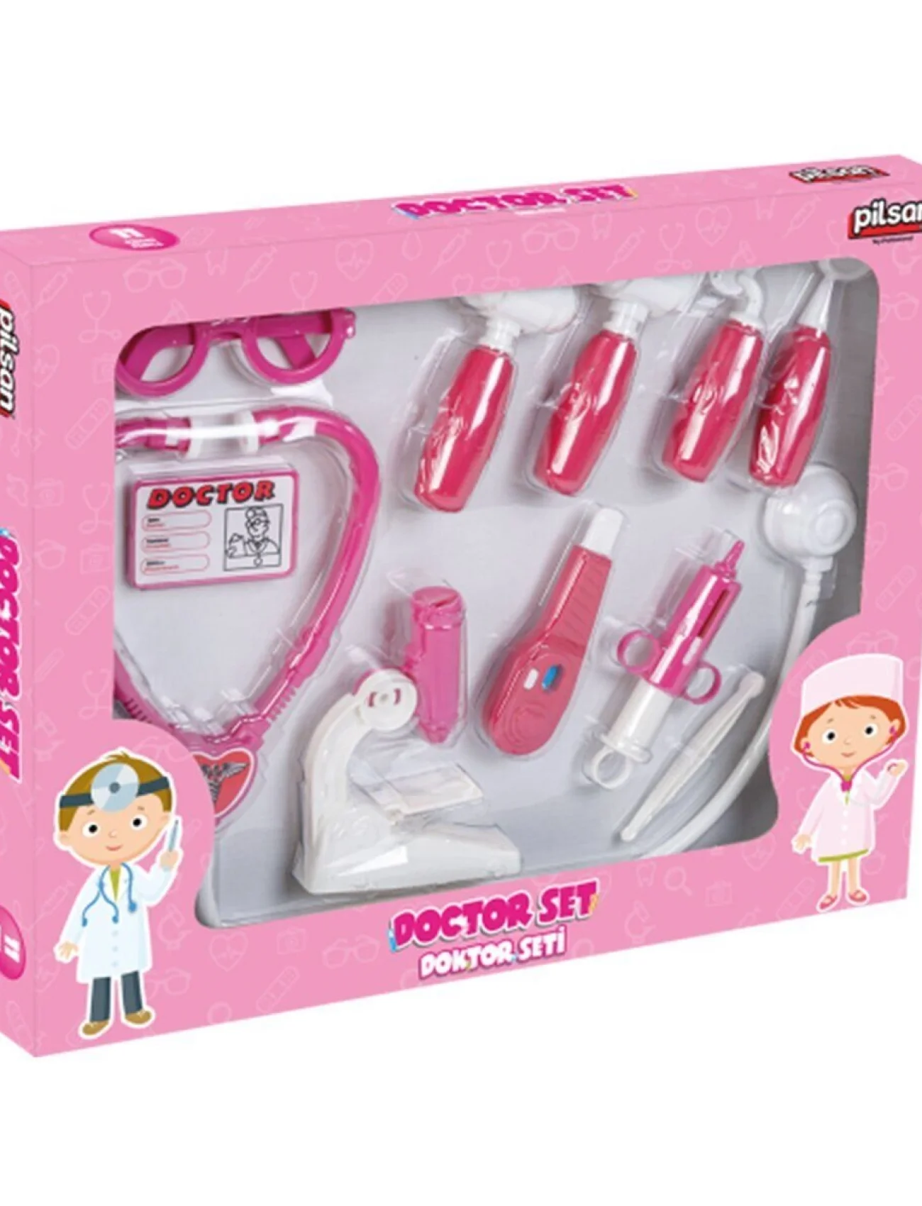 03 232-1010323201101 DOKTOR SETİ (PEMBE)