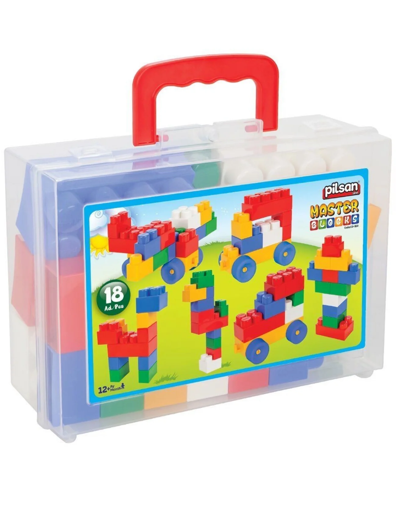 03 323 Master Blok Seti Çantalı  18 Parça