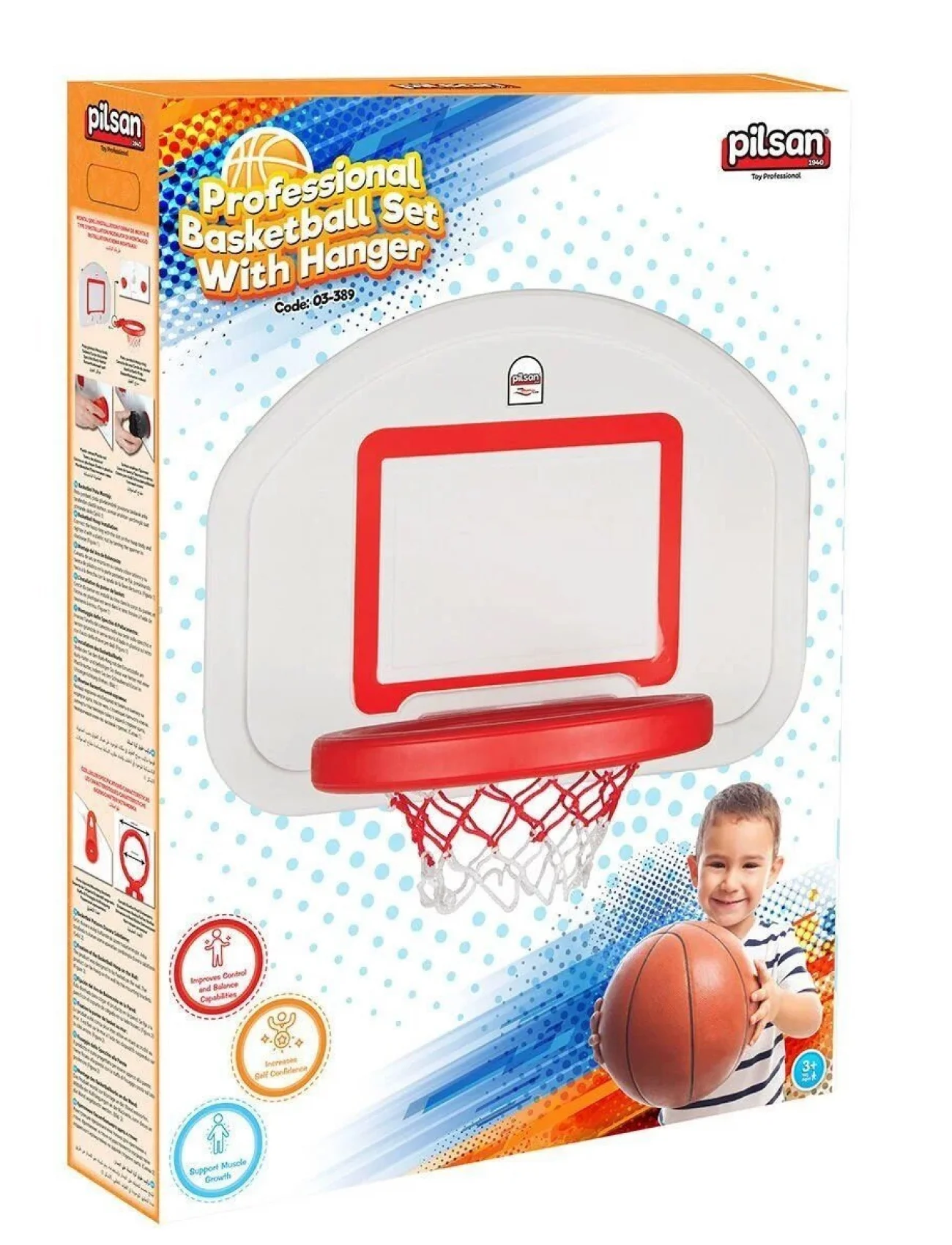 03 389 Pilsan Profesyonel Basket Seti Askılı