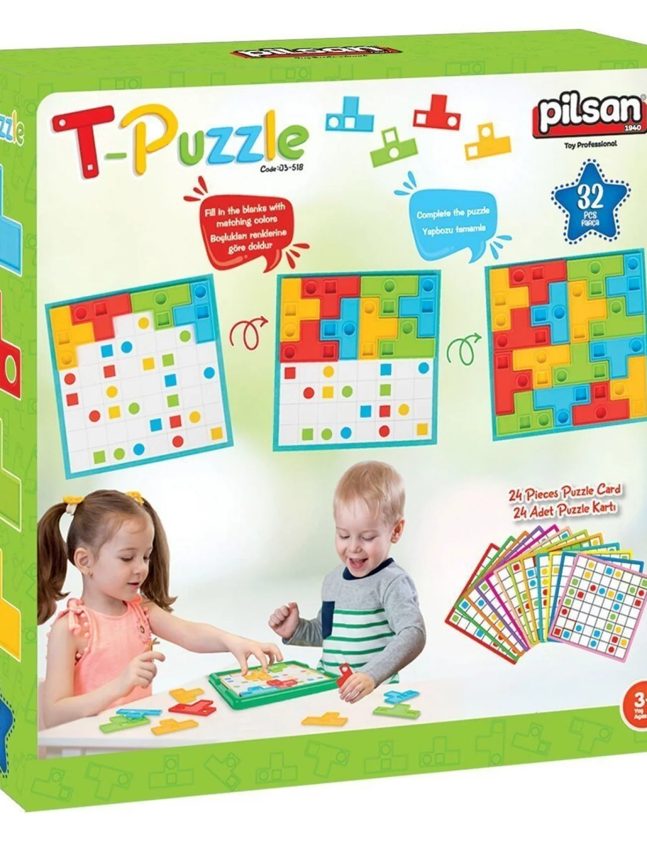 03 518 T PUZZLE 32 PARÇA