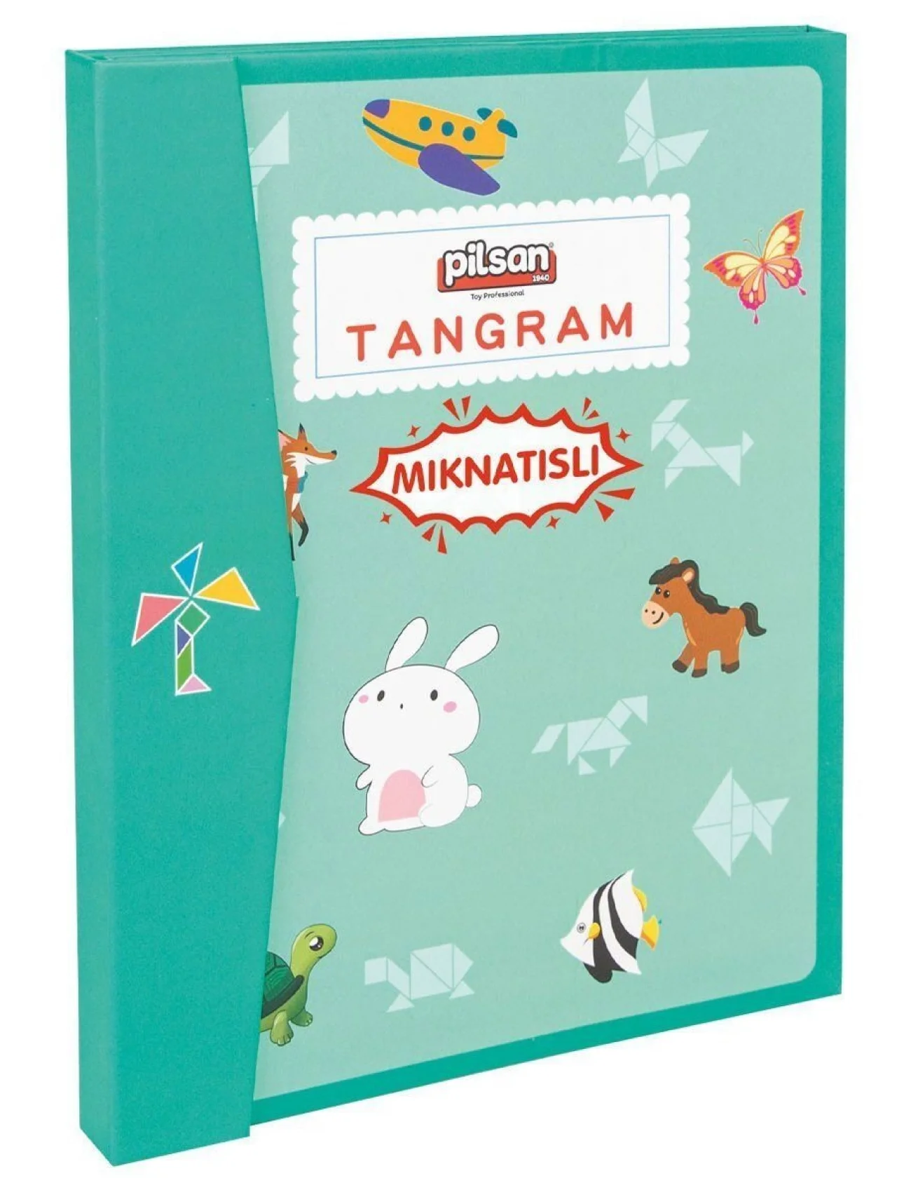 03 569 Ahşap Manyetik Tangram -Pilsan Oyuncak