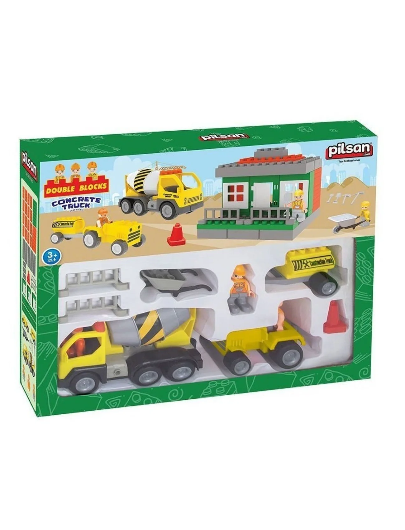 03 611 Double Blocks Transmikser Seti -Pilsan Oyuncak