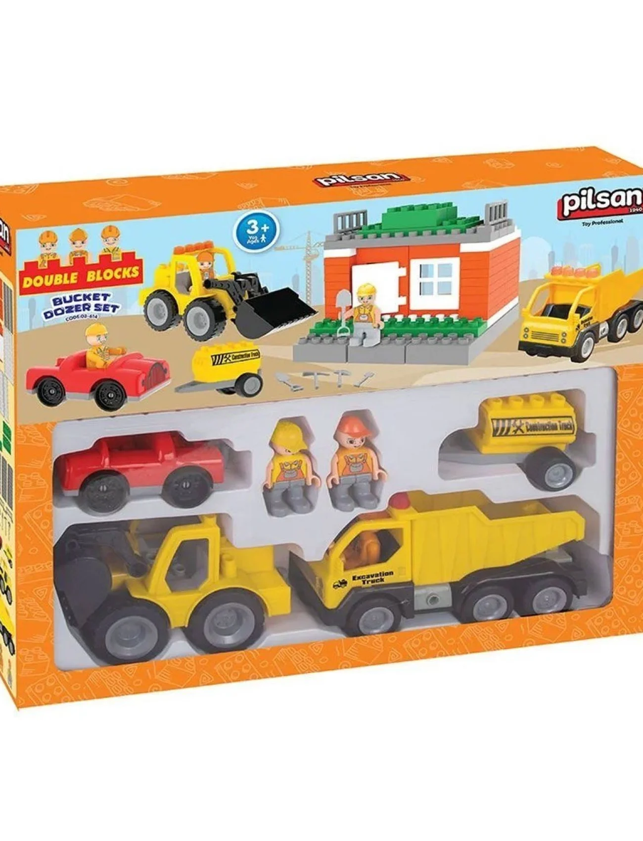 03 614 Pilsan Double Bloklar Kepçeli Dozer