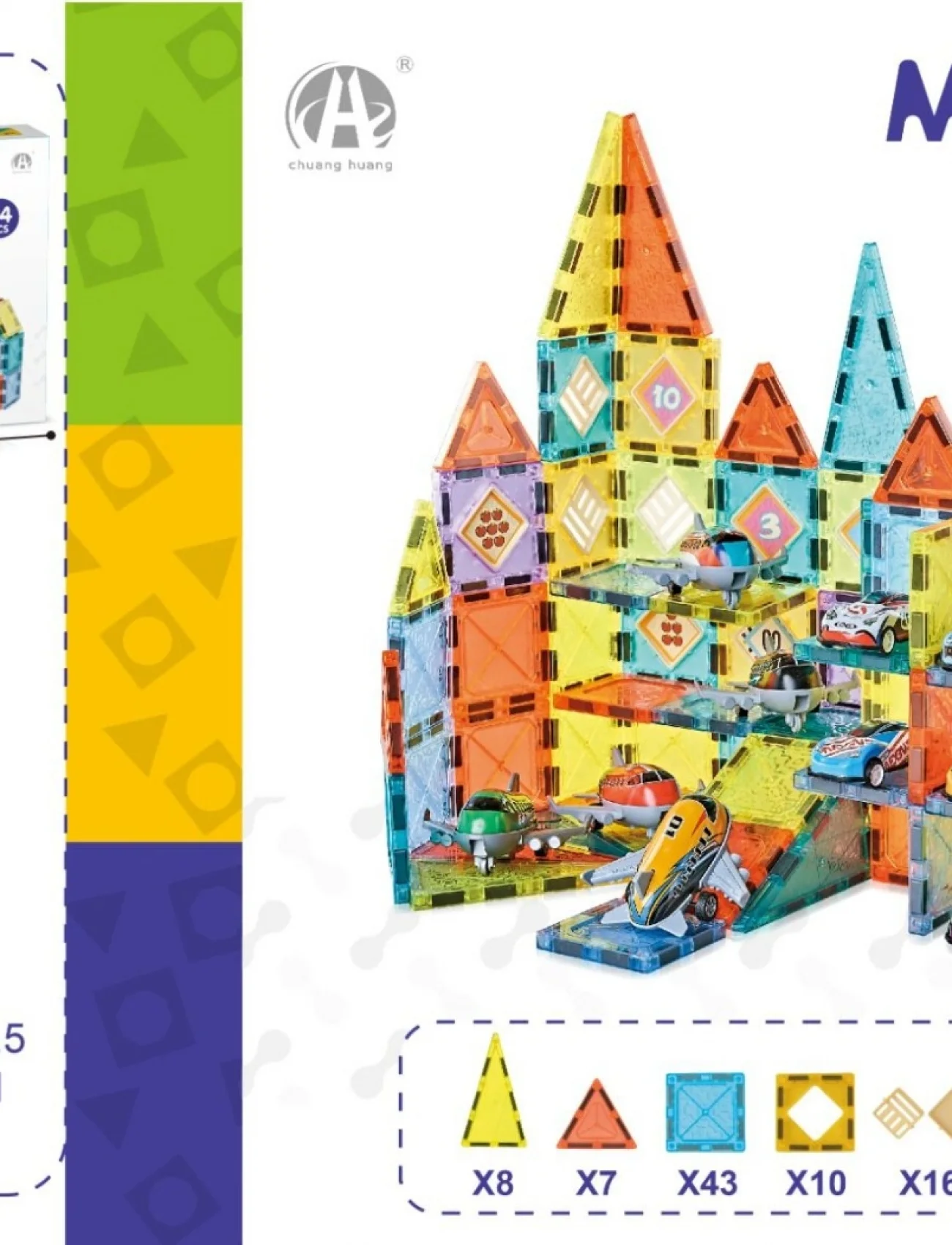 03-CH1307 5,5 CM MANYETİK BLOKLAR 94 PCS