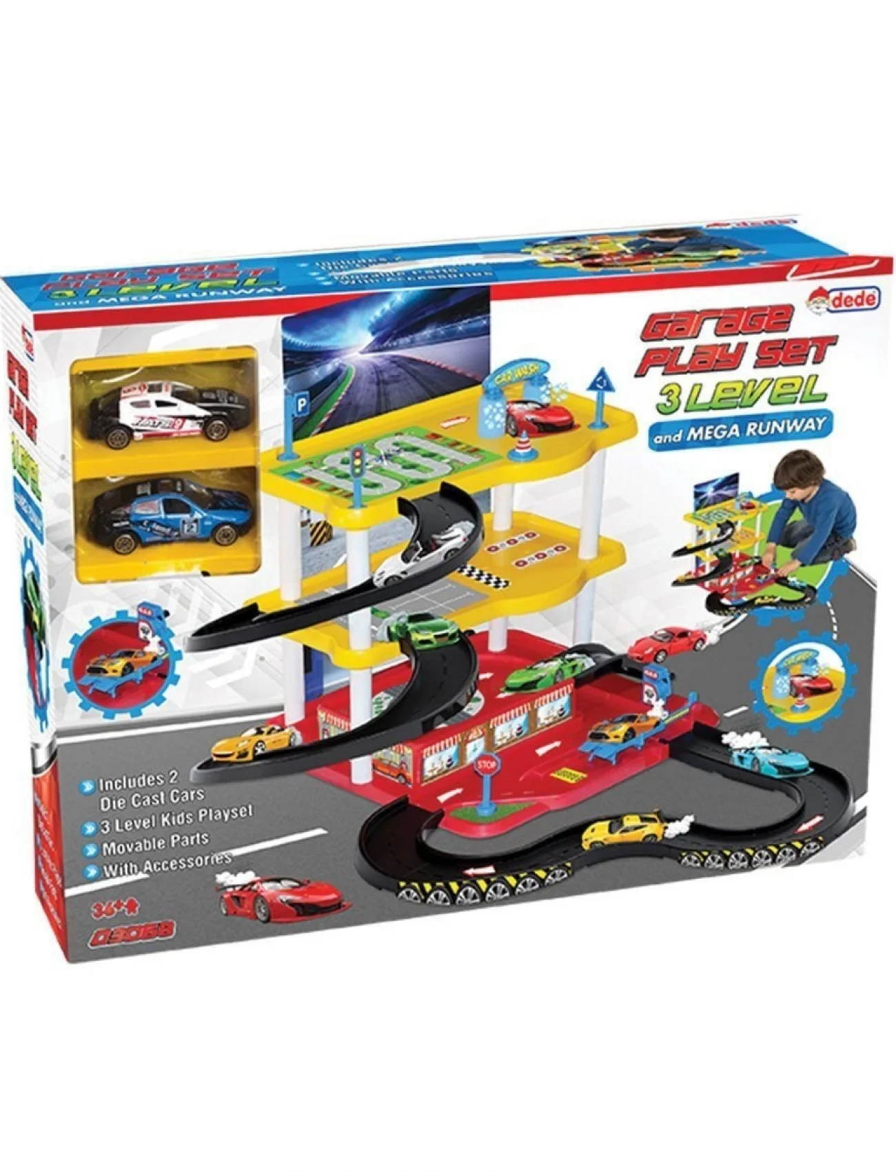 03068 3 KATLI GARAJ OYUN SETİ