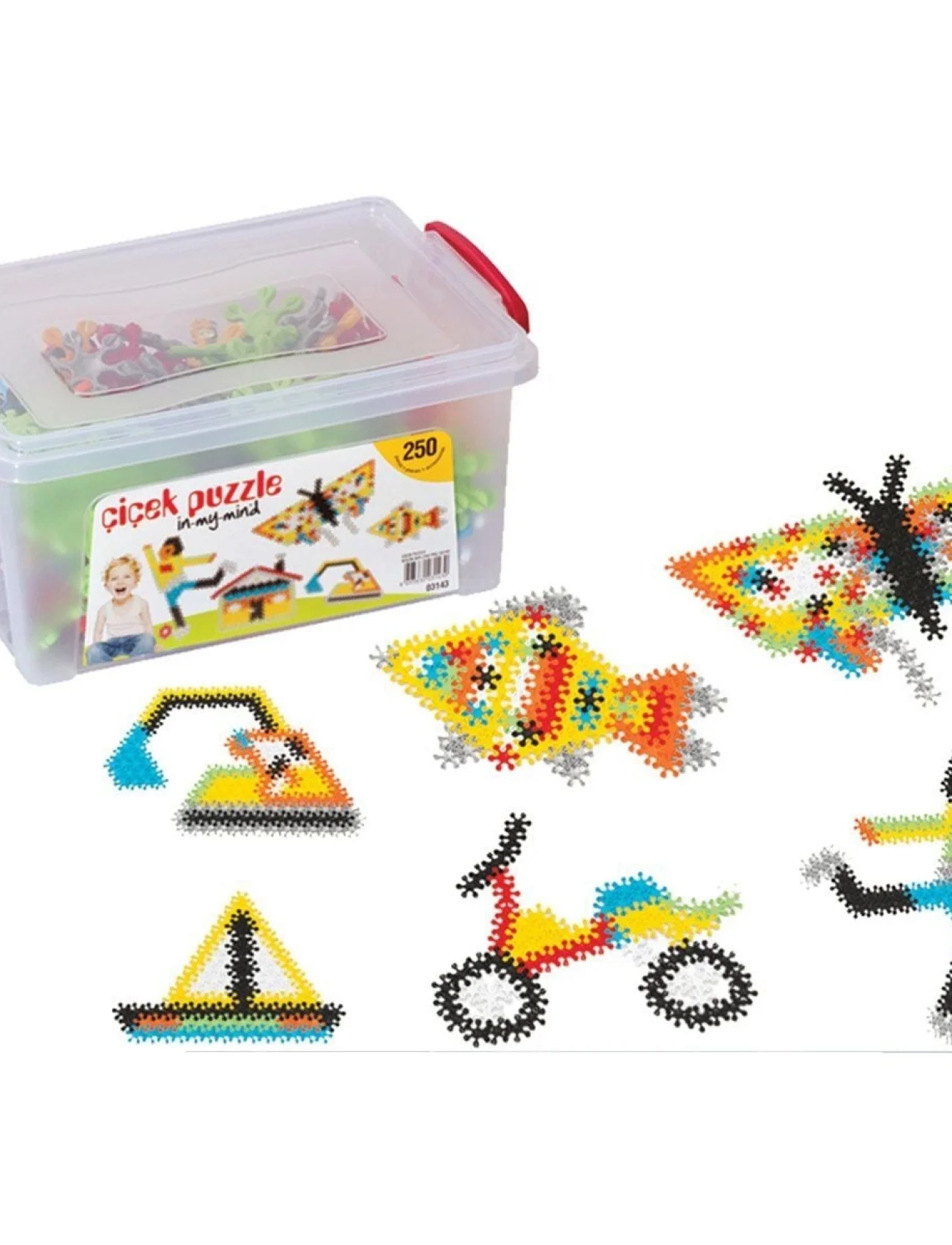 03143 ÇİÇEK PUZZLE KÜÇÜK BOX 250 PARÇA