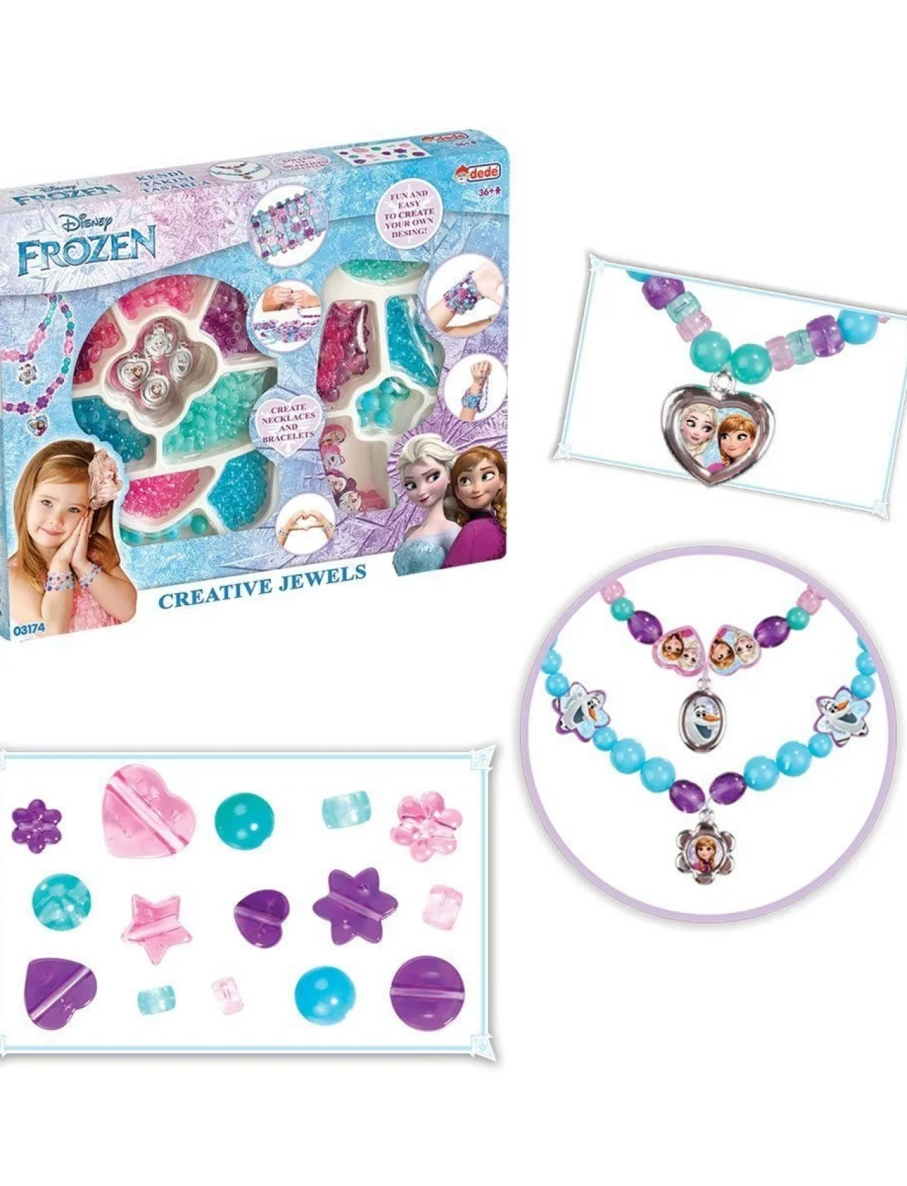 03174 Frozen Takı Seti 2li -Dede