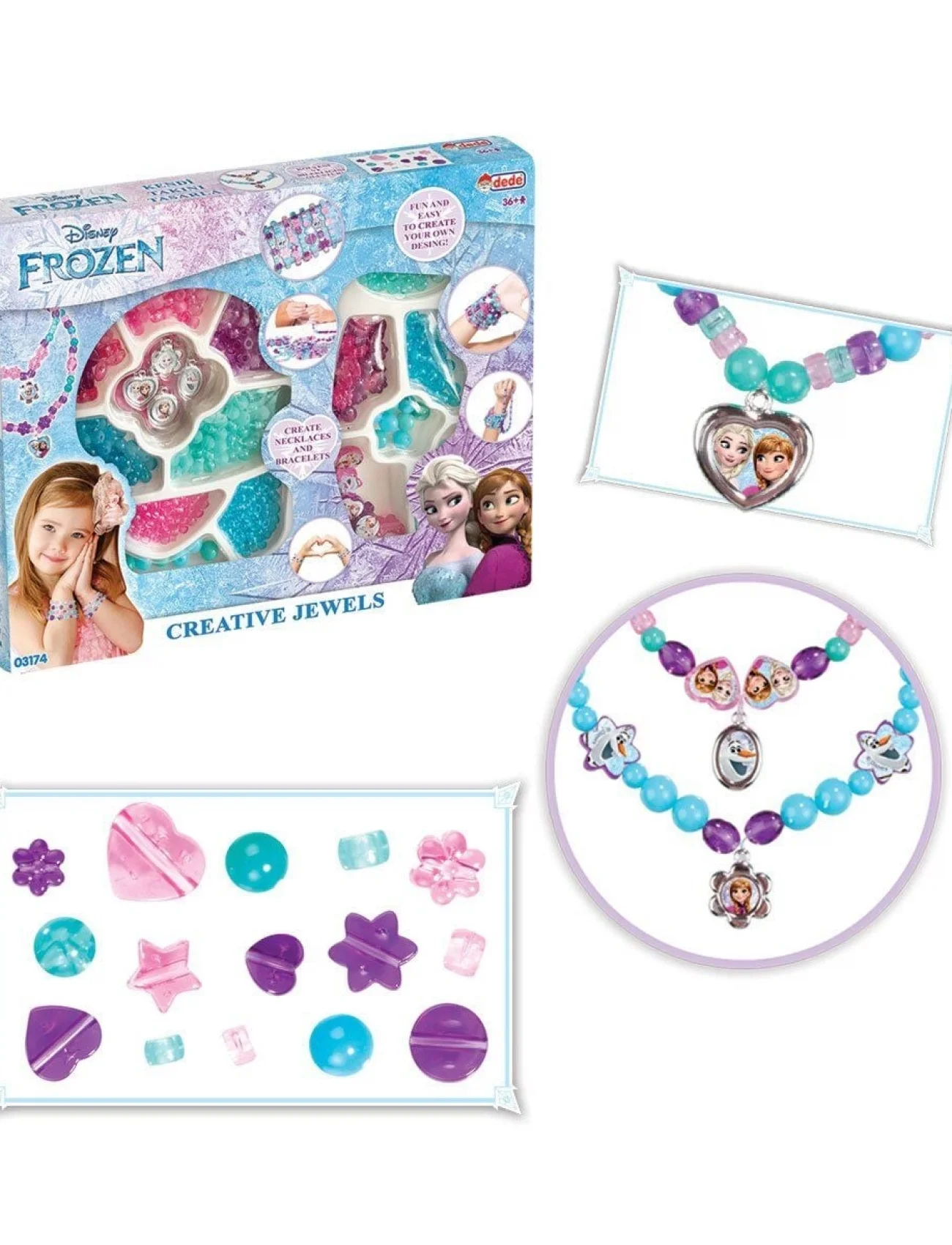 03174 Frozen Takı Seti 2li -Dede
