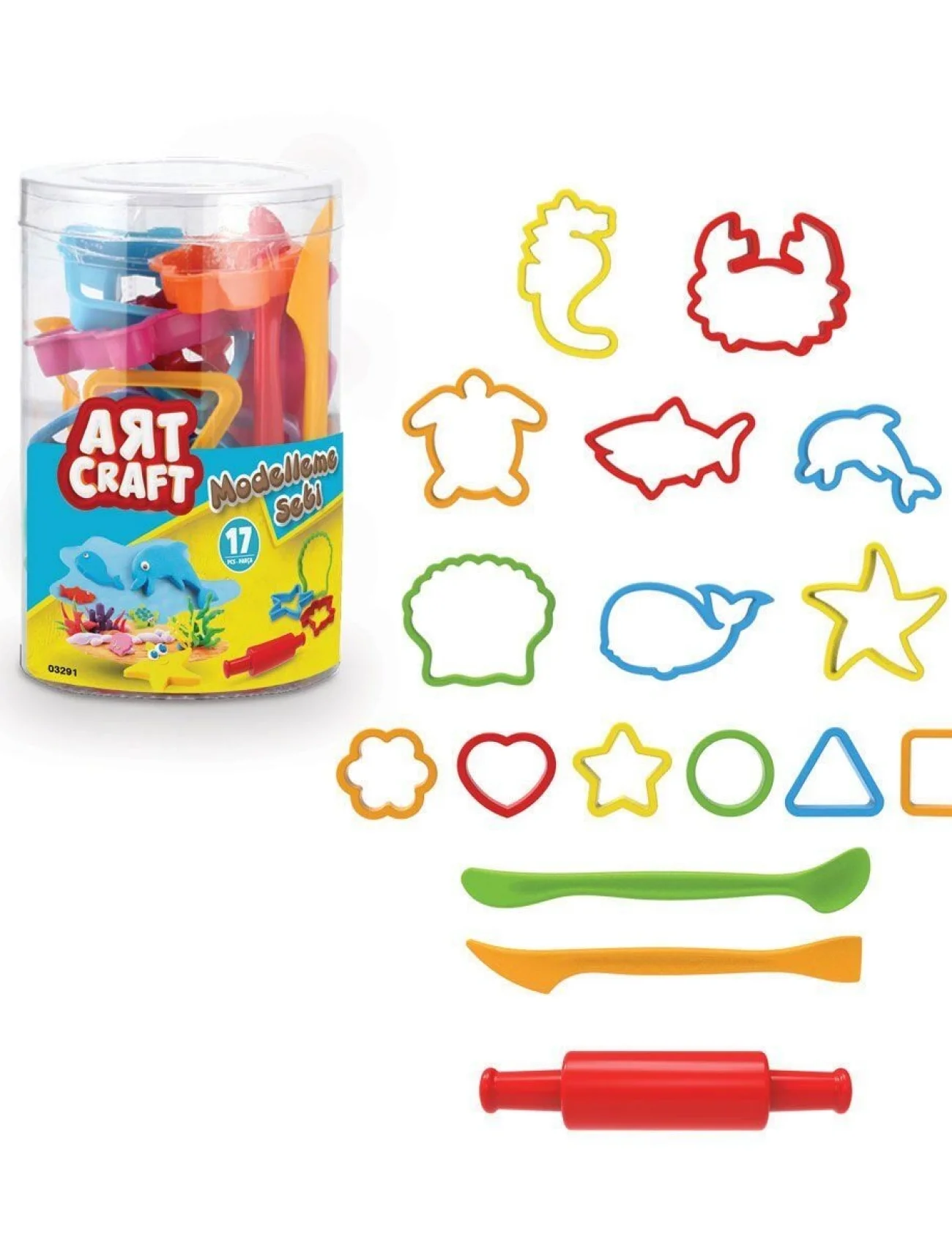 03291 Art Craft 17 parça MODELLEME SETİ