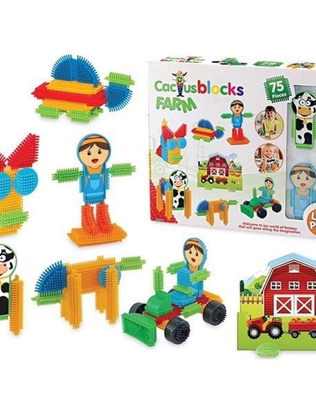03312 KAKTÜS BLOKLAR ÇİFTLİK 75PCS