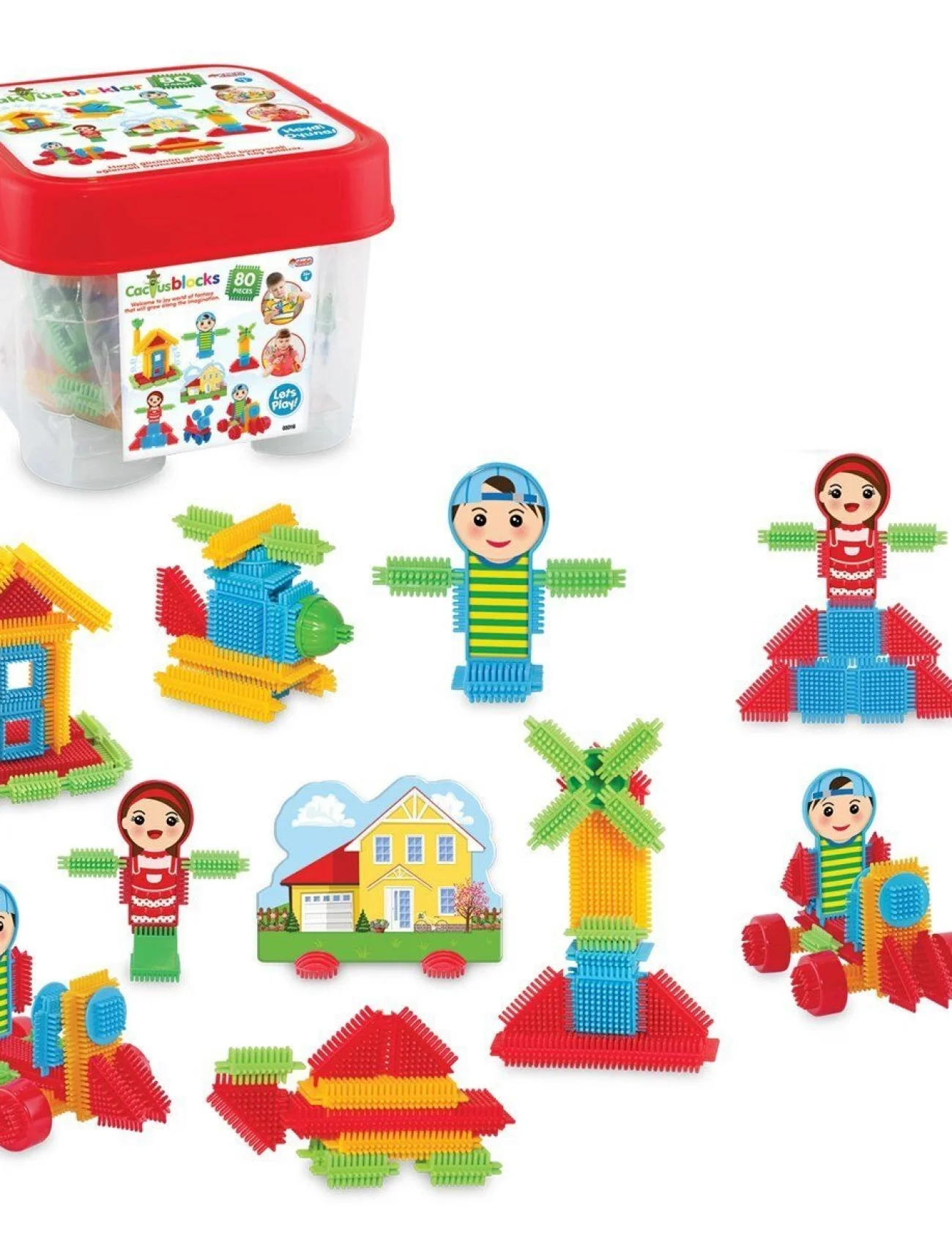 03316 KAKTÜS BLOKLAR KOCA 80PCS