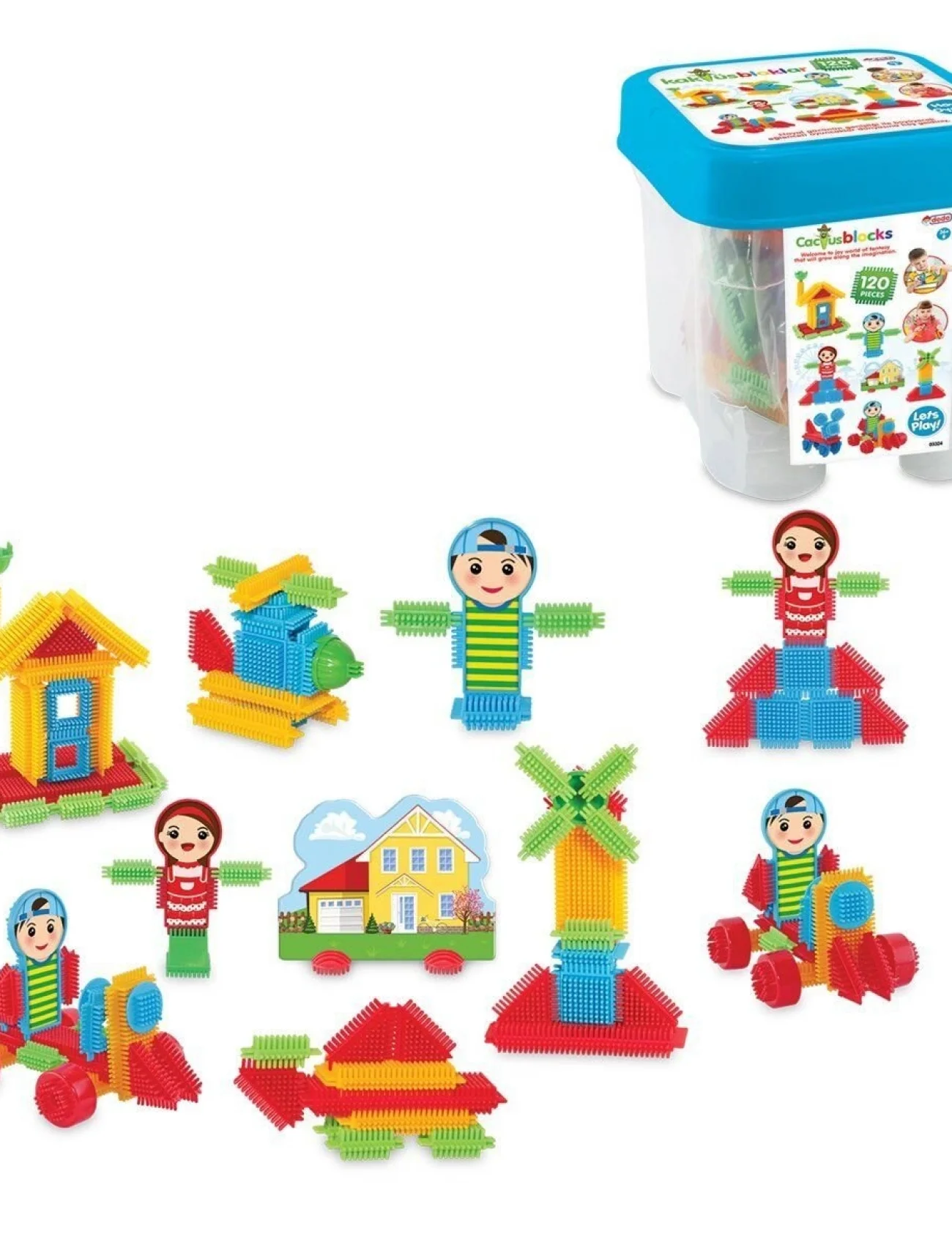 03324 KAKTÜS BLOKLAR KOCA 120PCS