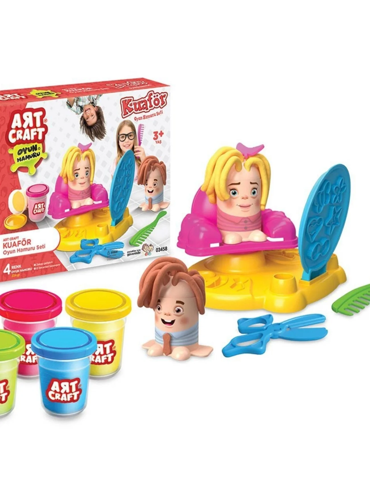 03458 KUAFÖR OYUN HAMUR SET