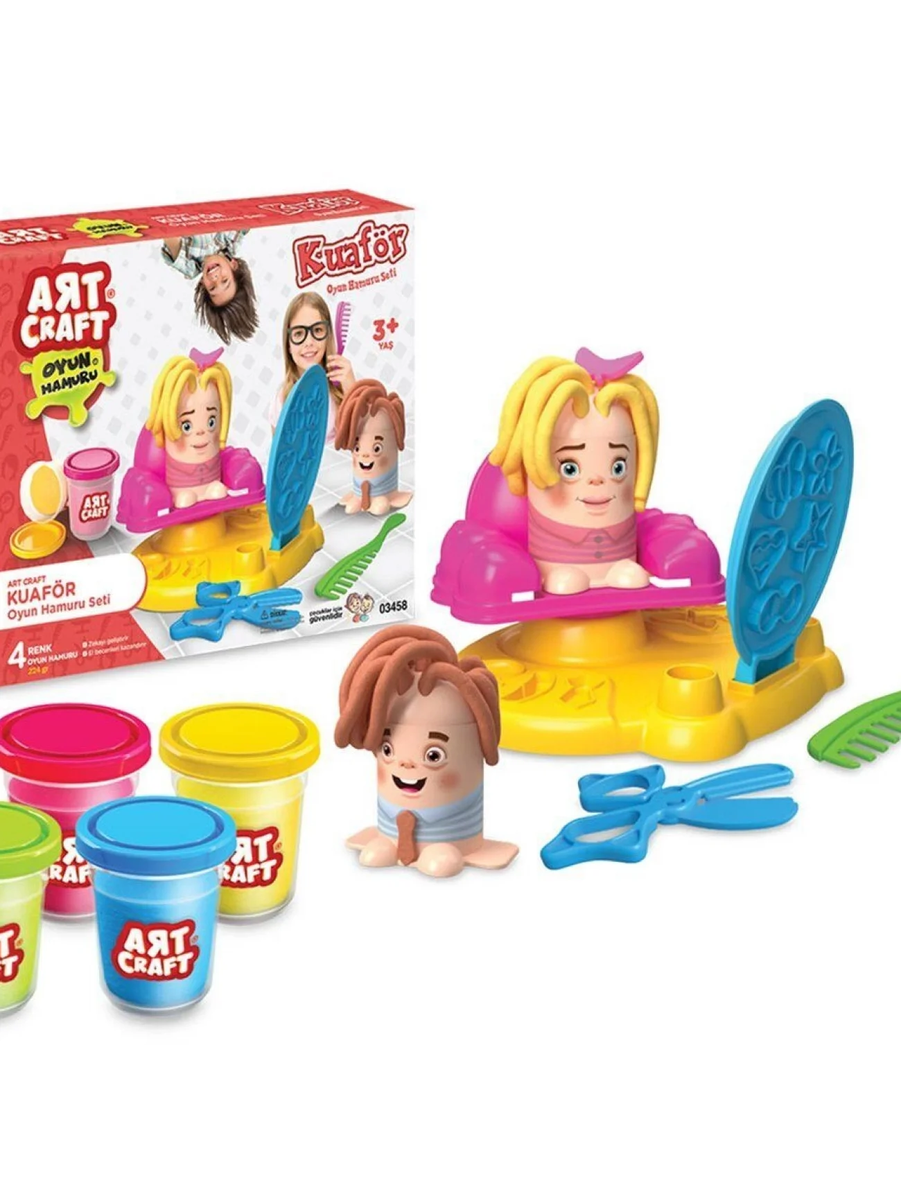 03458 KUAFÖR OYUN HAMUR SET