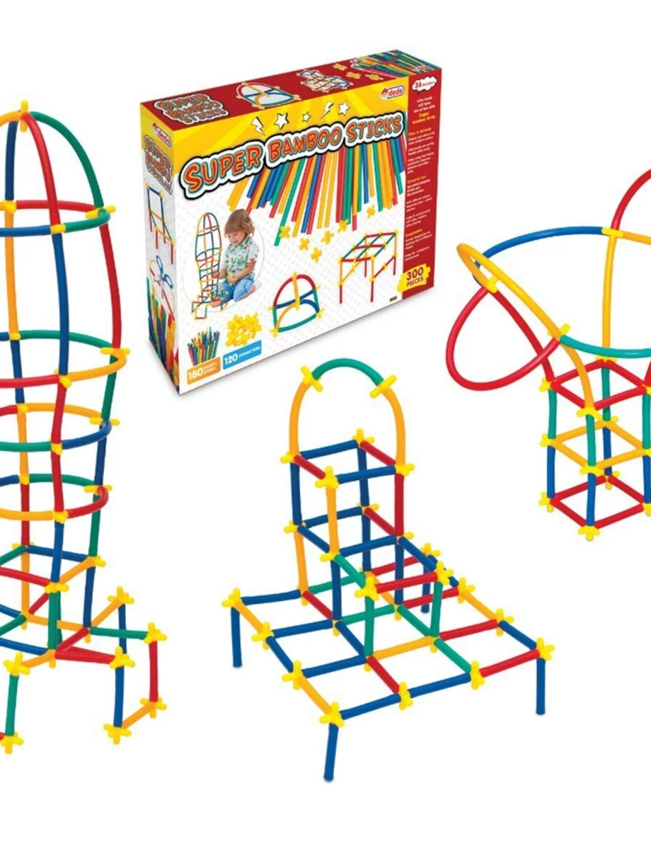 03462 Dede, Süper Bambu Çubuklar - 300 Parça / +3 yaş