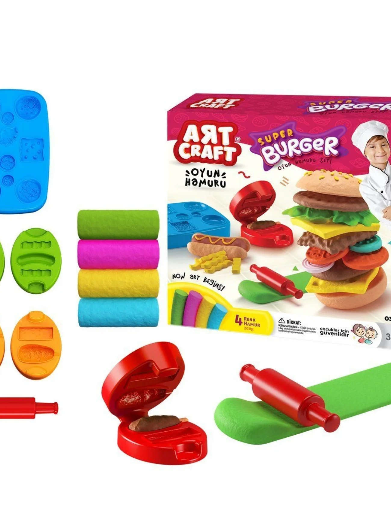 03554 HAMBURGER HAMUR SET 200GR