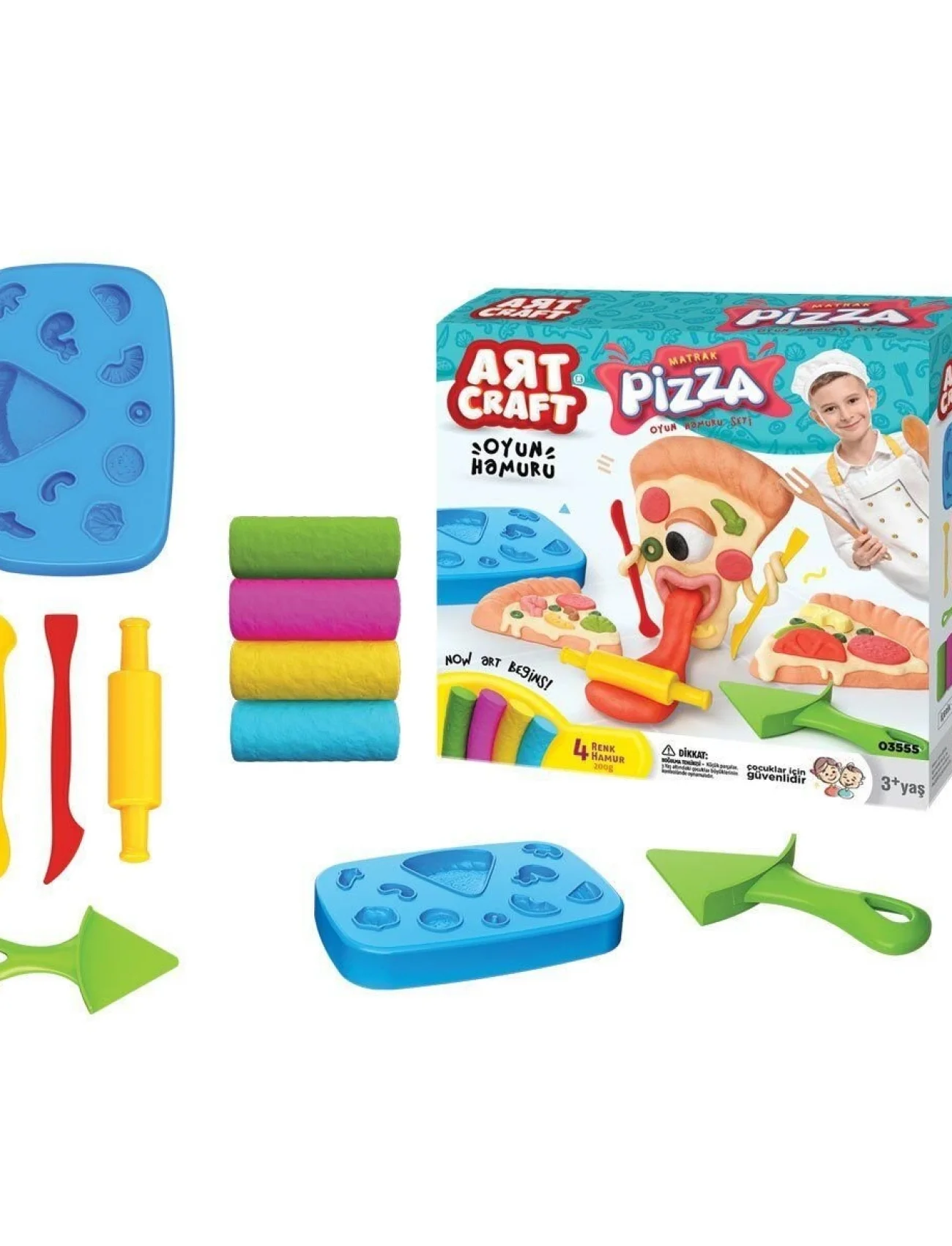 03555 PİZZA HAMUR SET 200GR