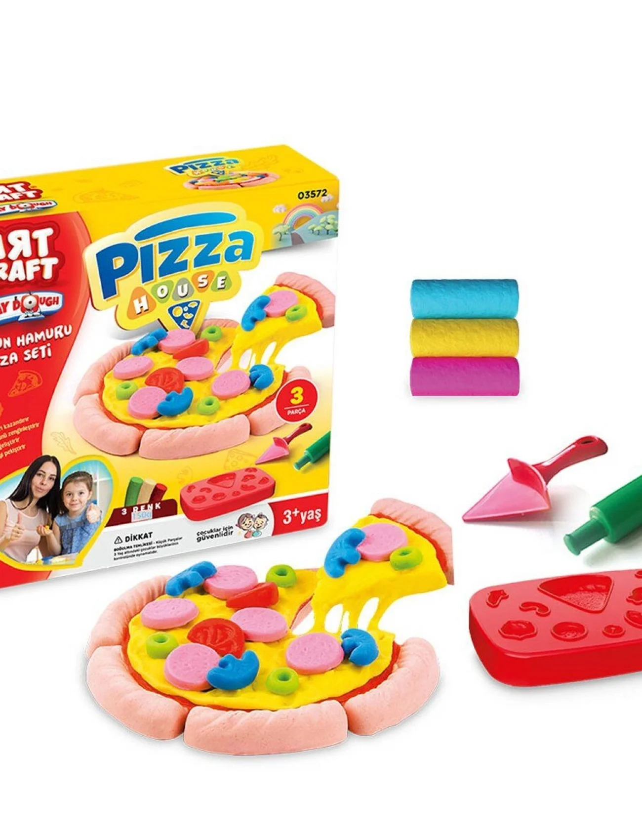 03572 PİZZA SETİ OYUN HAMURU150 GR.