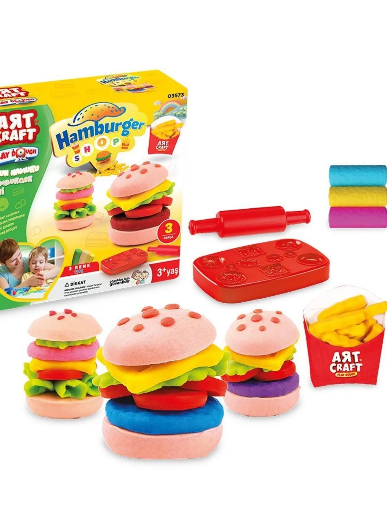 03573 HAMBURGER SET OYUN HAMURU 150 GR.