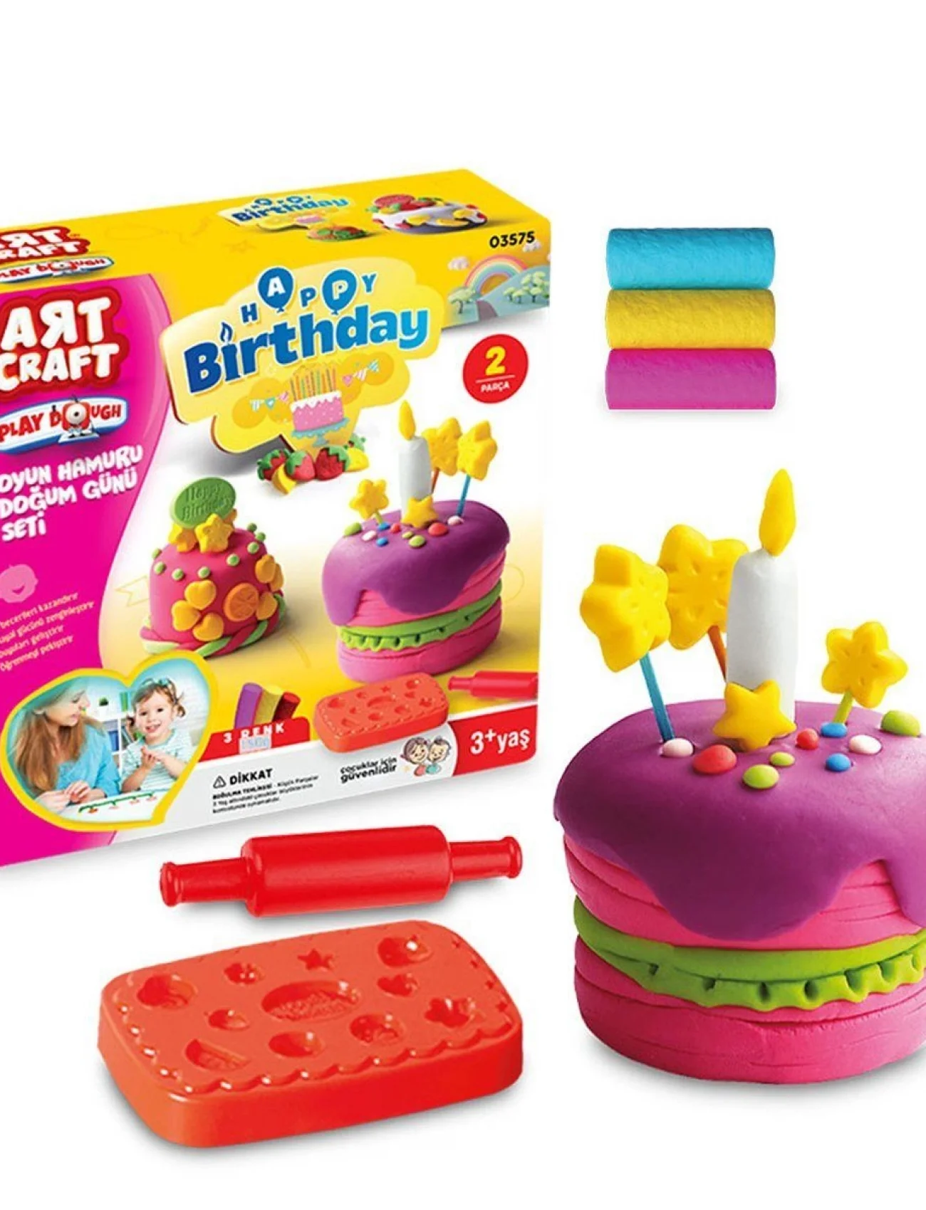 03575 DOĞUM GÜNÜ OYUN HAMURU 150 GR.