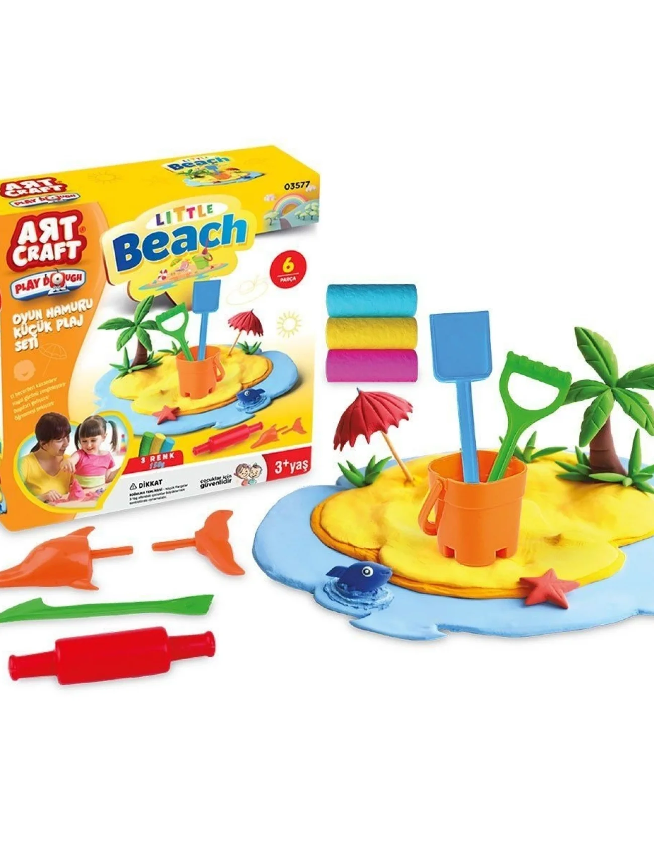 03577 PLAJ SETİ OYUN HAMURU 150 GR.