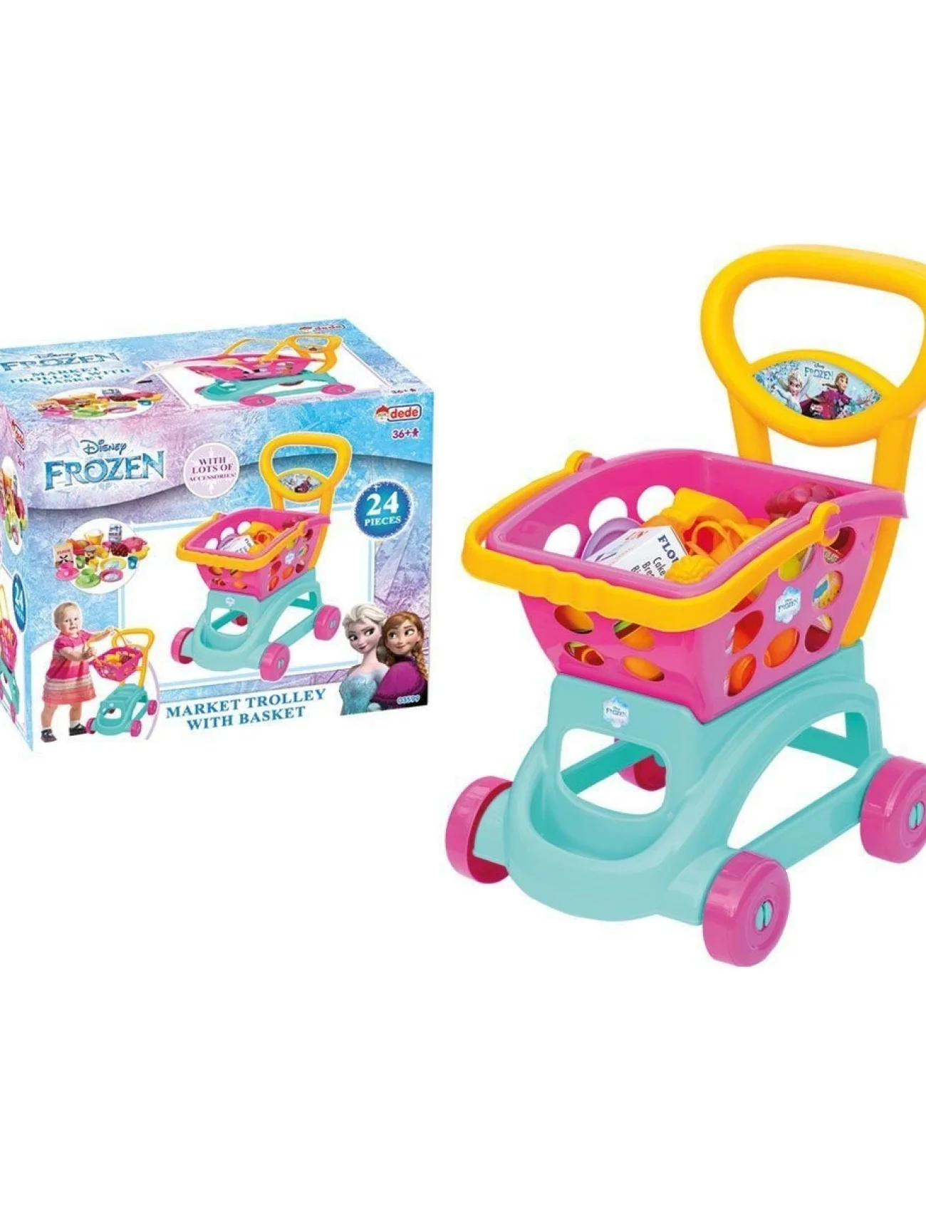 03599 FROZEN SEPETLİ MARKET ARABASI