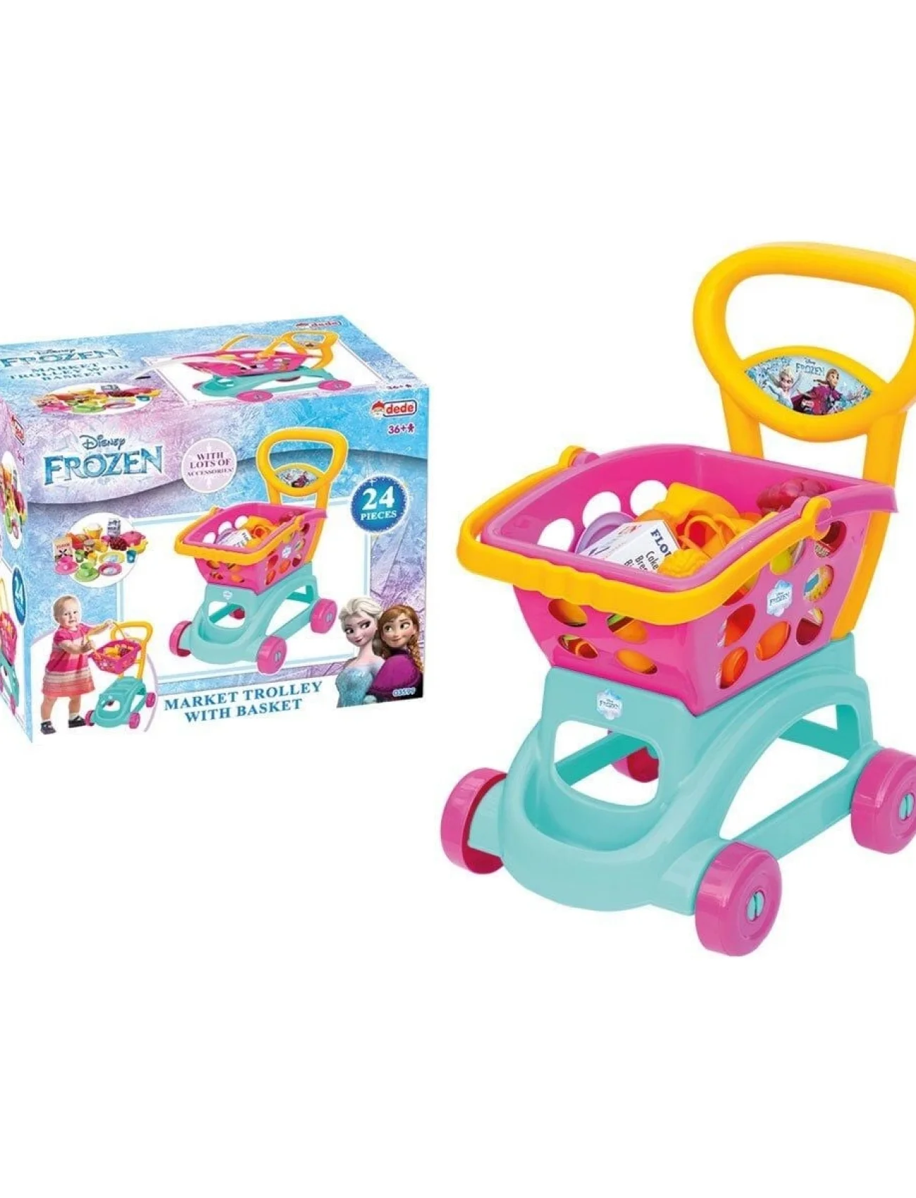 03599 FROZEN SEPETLİ MARKET ARABASI