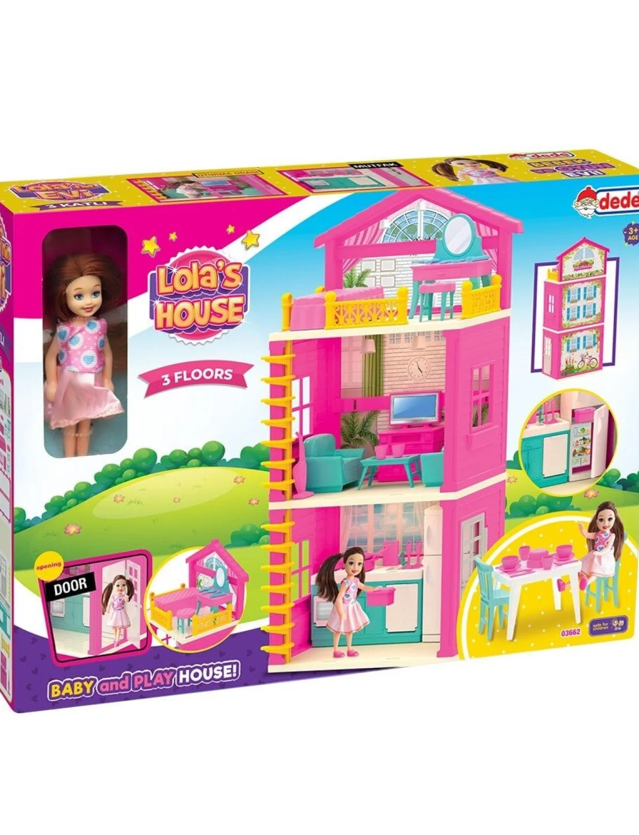 03662 LOLA NIN EVİ 3 KATLI