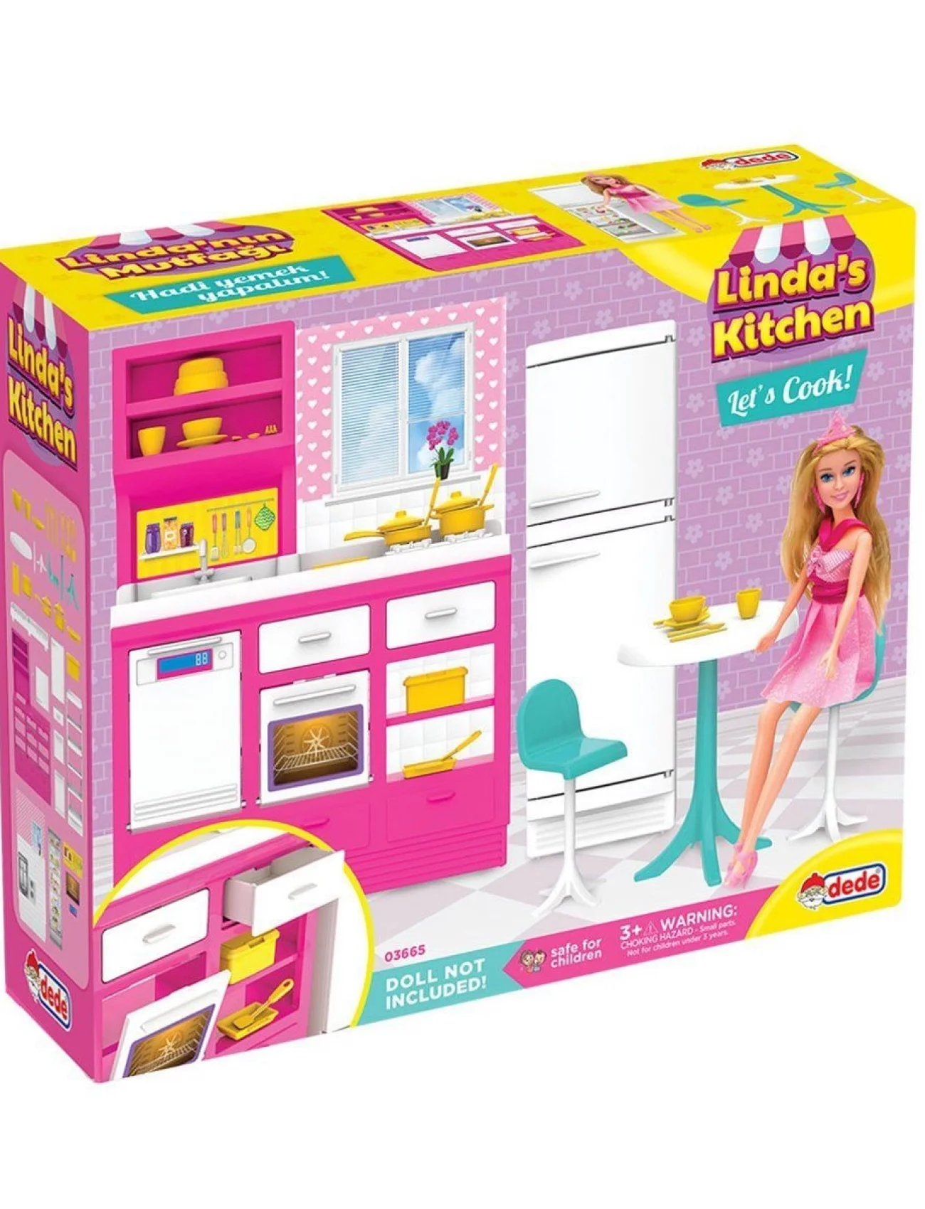 03665 Lindanın Mutfağı Oyun Seti -Dede