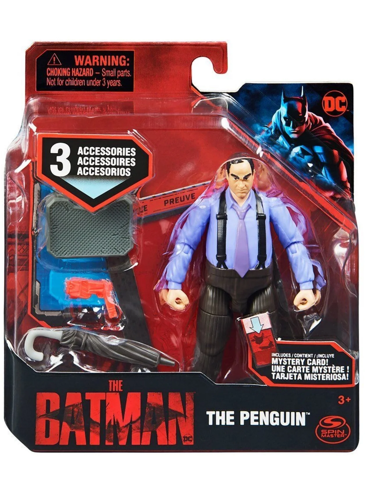 036674 Aksesuarlı Batman Aksiyon Figür 10 cm -Spinmaster