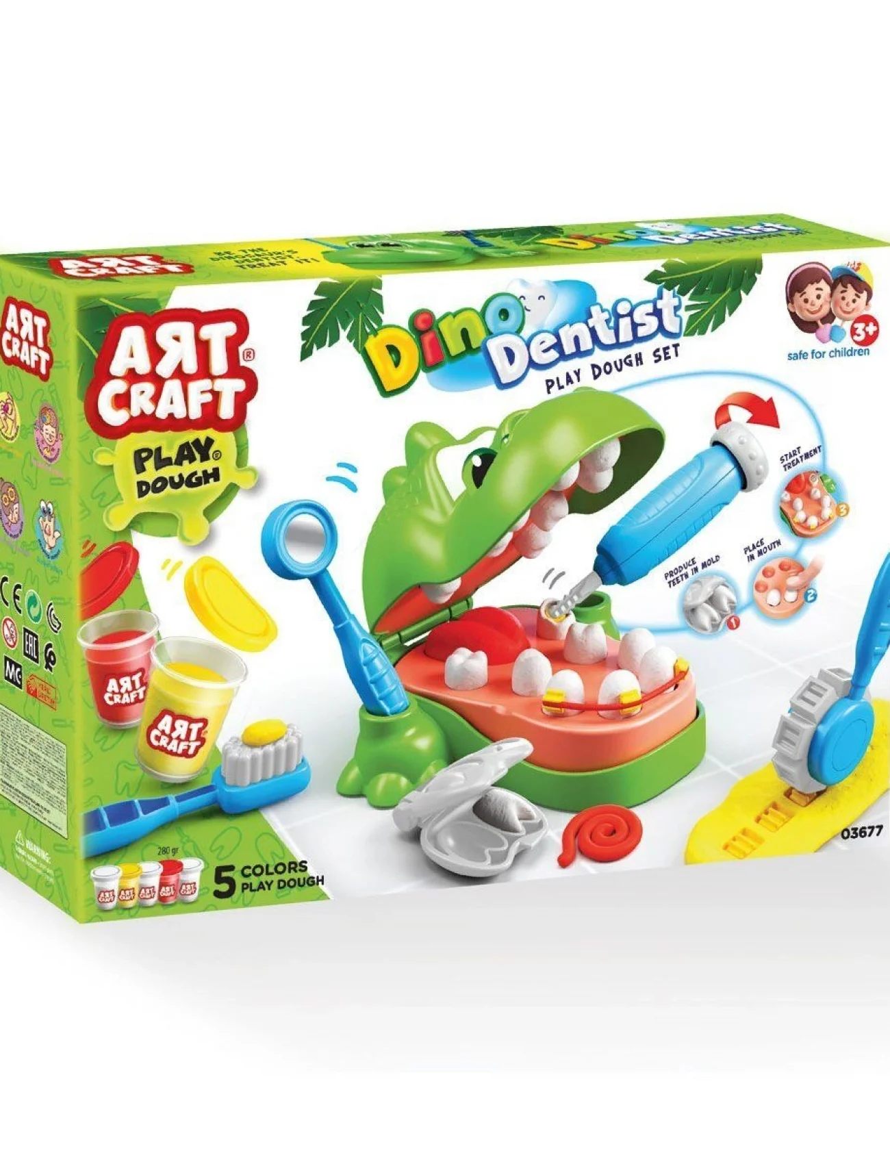 03677 DİNO DİŞÇİ HAMUR SET