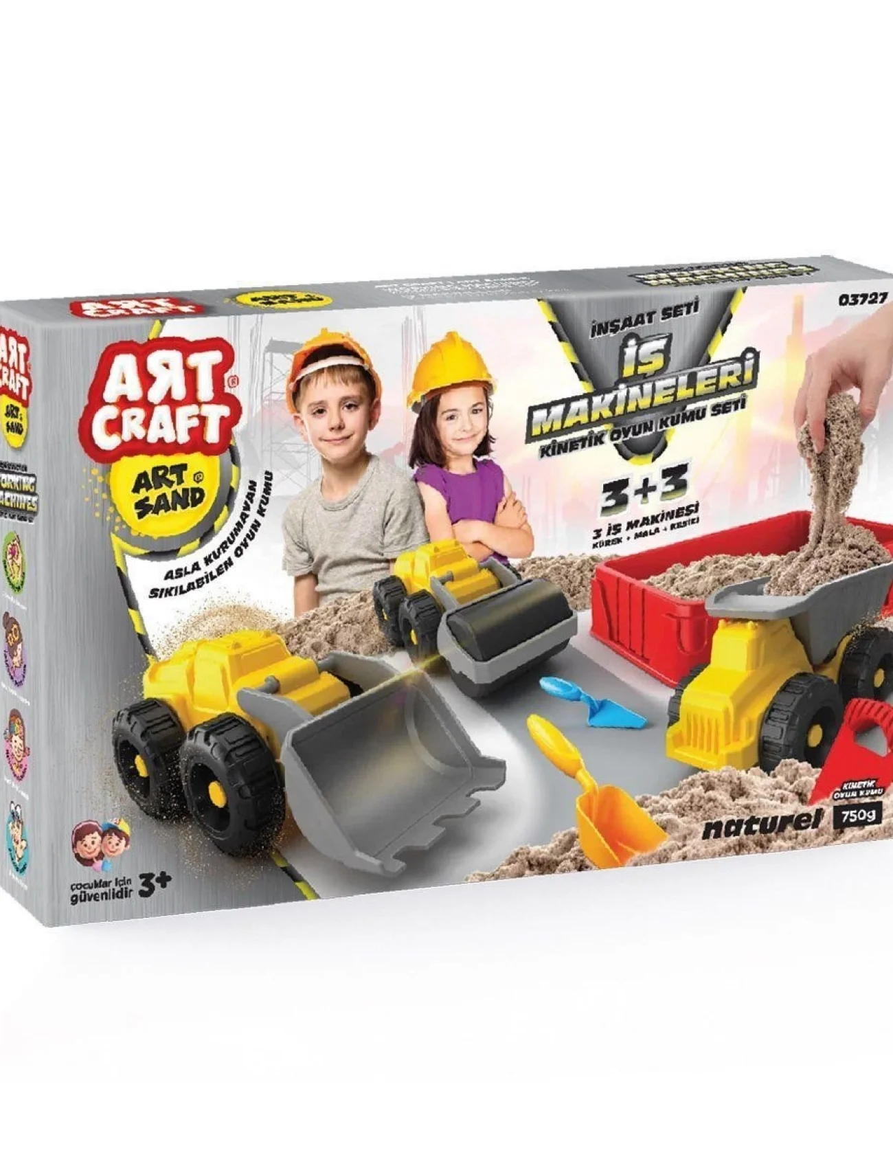03727 İŞ MAKİNELERİ KUM SETİ 750 GR