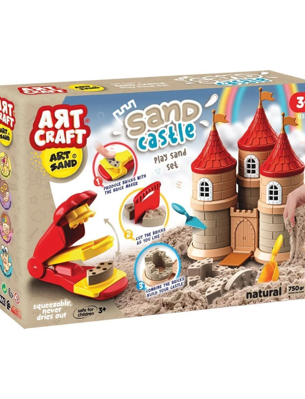 03738 PERİ MASALI OYUN KUM SET 750 GR