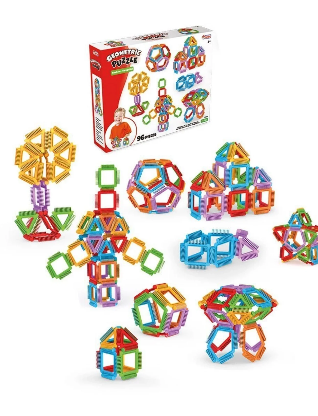03895 GEOMETRİK PUZZLE 64 PRÇ