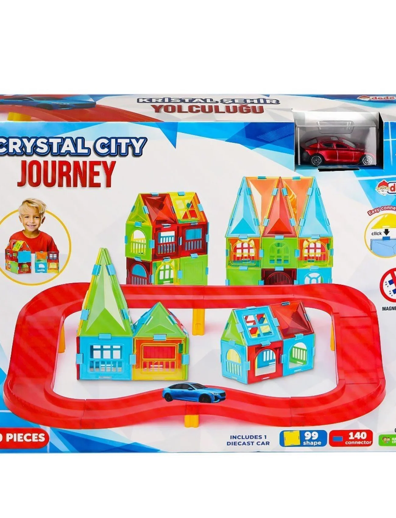 03992 Kristal Şehir Yolculuğu 240 Parça -Dede